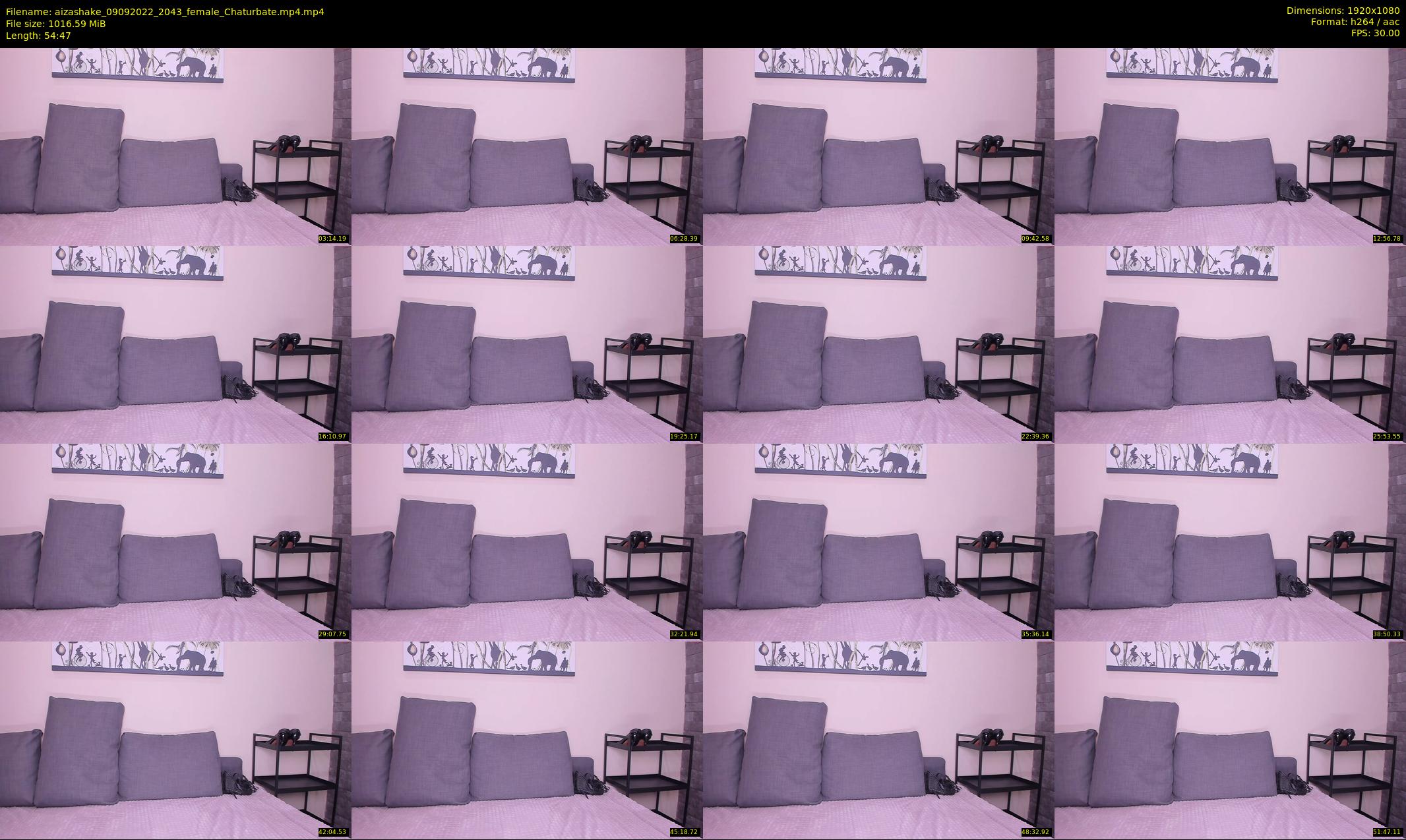 aizashake — 55 minute Chaturbate female cam show recording, 1080p, Sep 9, 2022