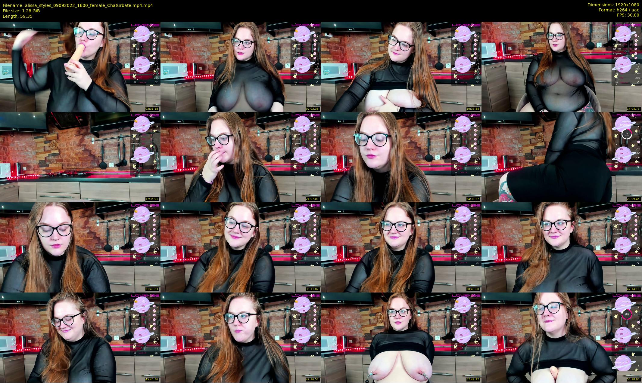 alissa_styles — 60 minute Chaturbate female cam show recording, 1080p, Sep 9, 2022