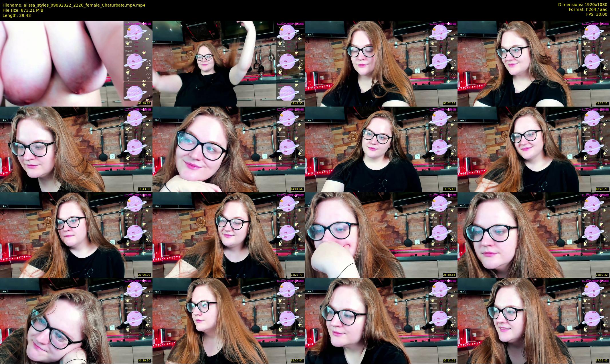 alissa_styles — 40 minute Chaturbate female cam show recording, 1080p, Sep 9, 2022