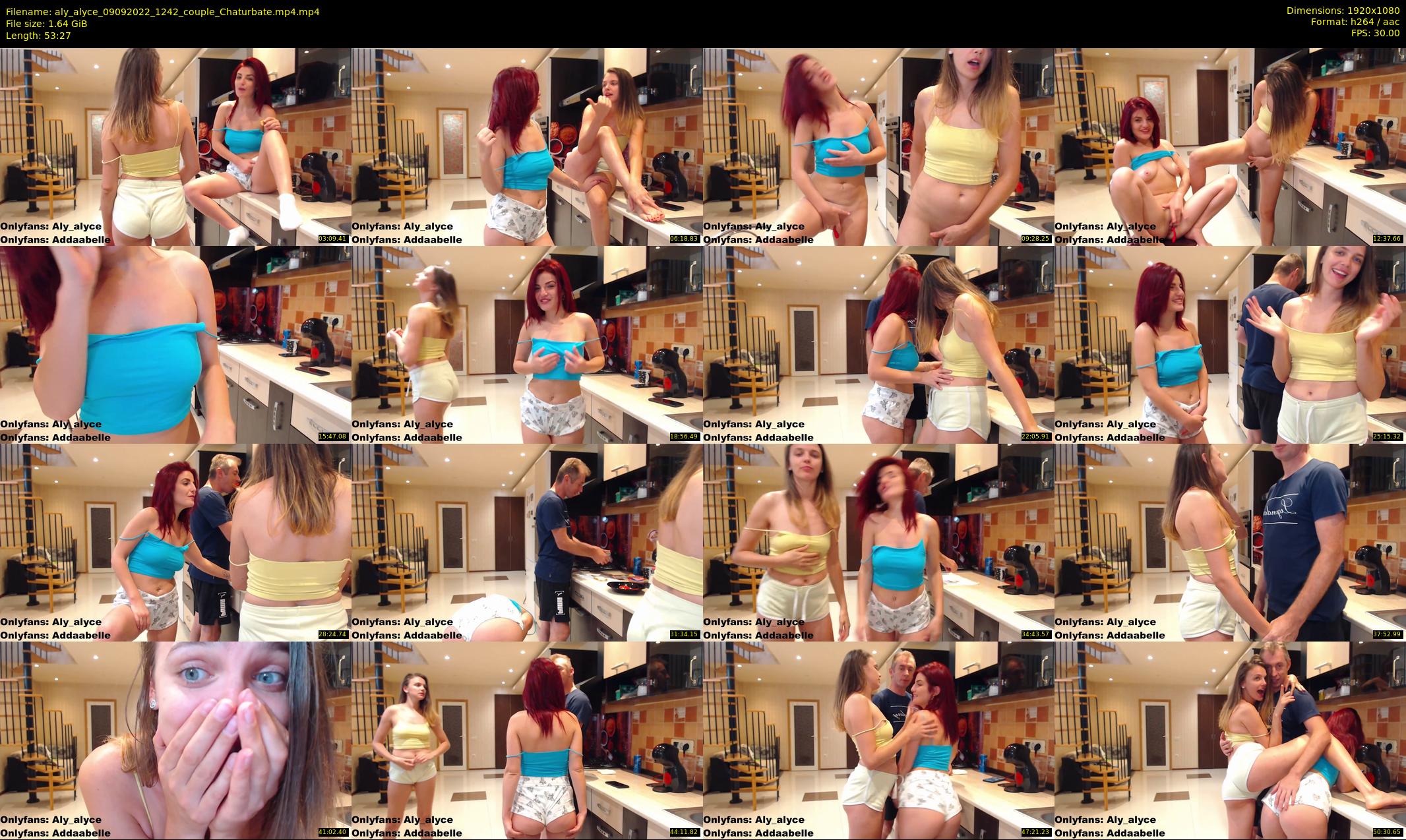 aly_alyce — 54 minute Chaturbate female cam show recording, 1080p, Sep 9, 2022