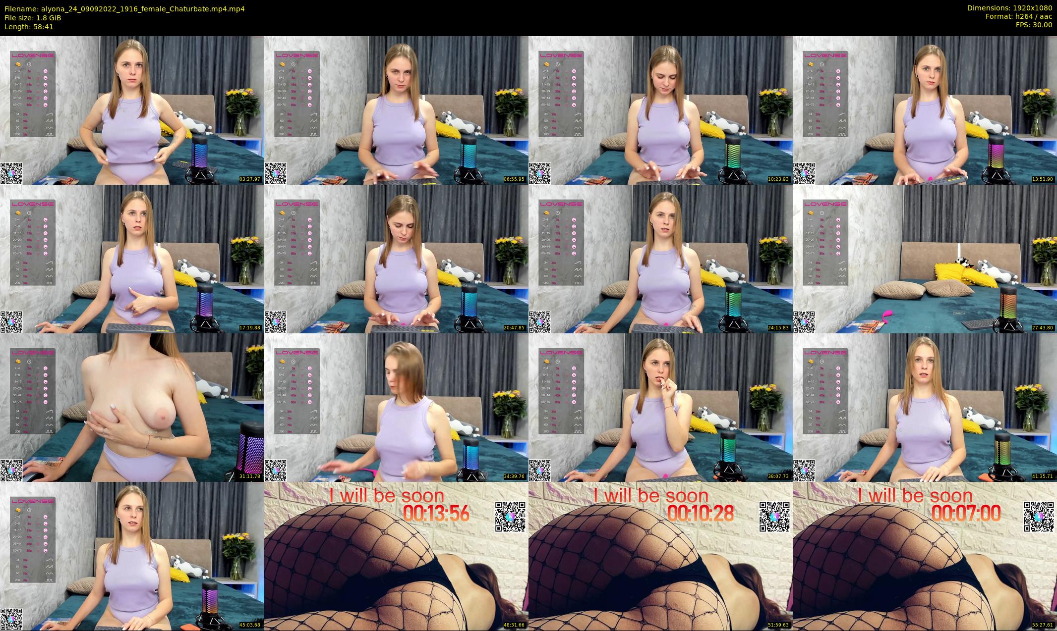 alyona_24 — 59 minute Chaturbate female cam show recording, 1080p, Sep 9, 2022