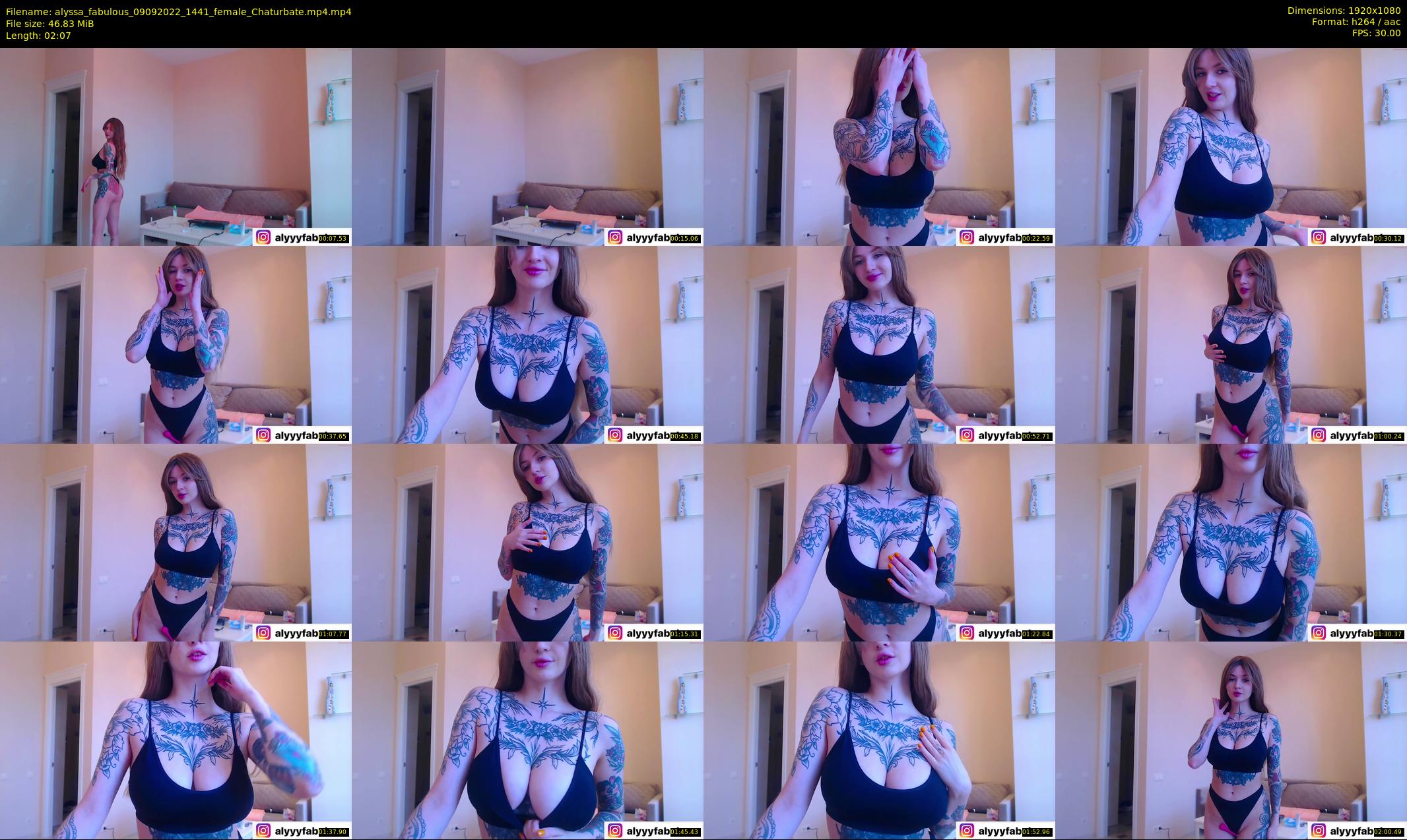 alyssa_fabulous — 3 minute Chaturbate female cam show recording, 1080p, Sep 9, 2022