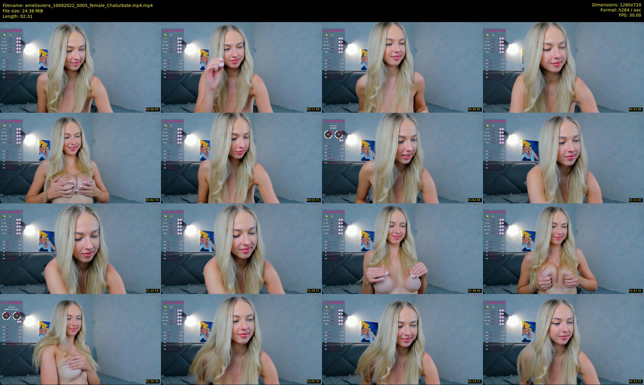 ameliaviera — 3 minute Chaturbate female cam show recording, 720p, Sep 10, 2022