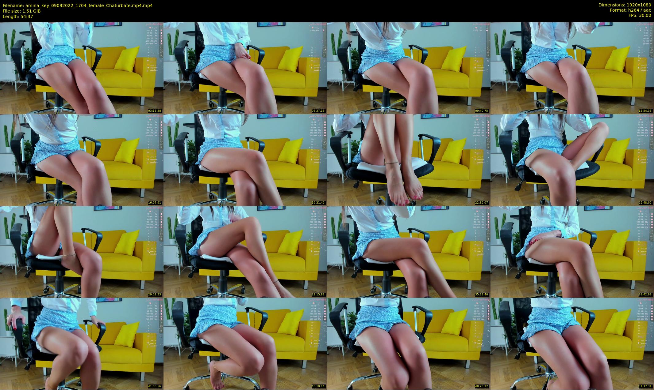 amina_key — 55 minute Chaturbate female cam show recording, 1080p, Sep 9, 2022