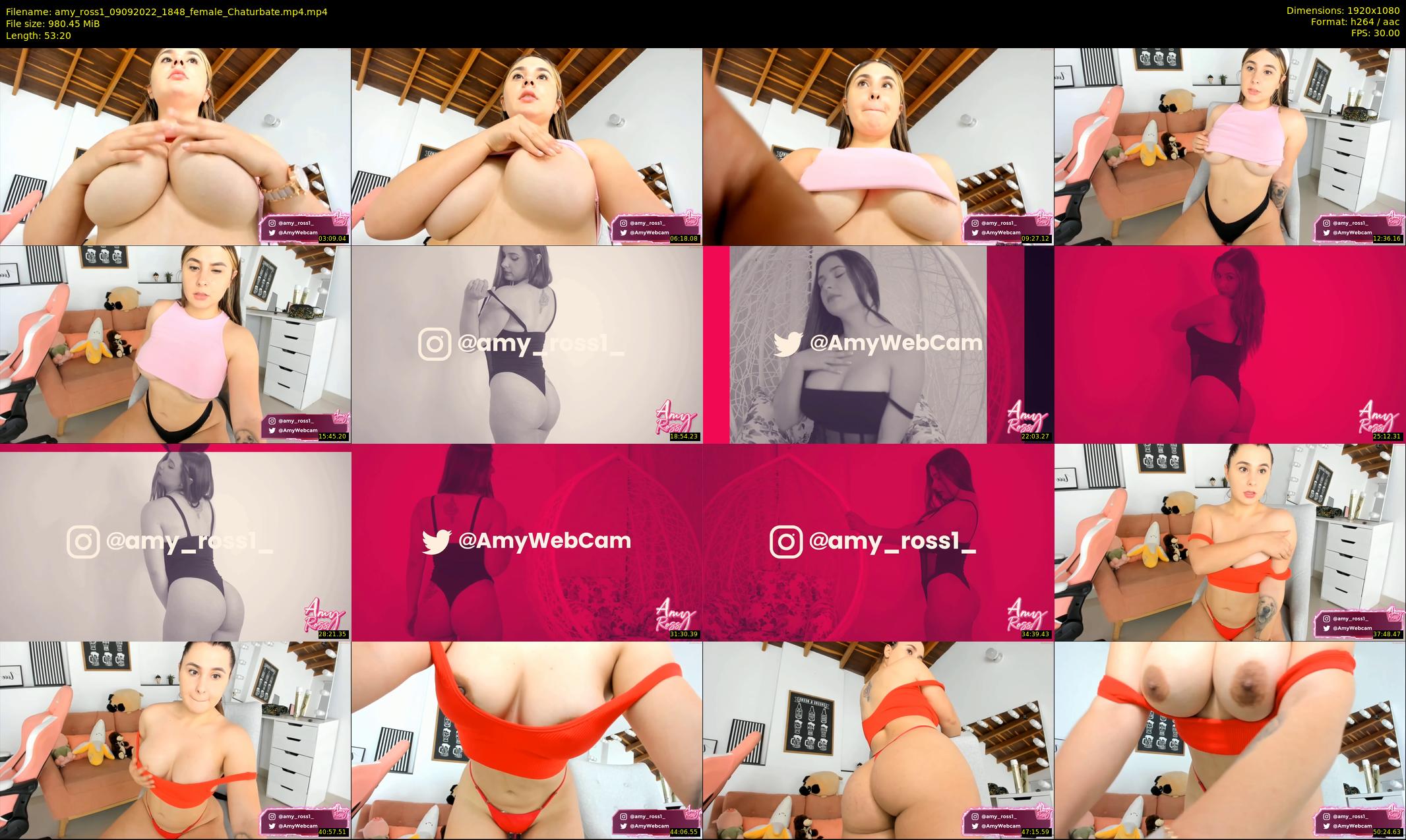 amy_ross1 — 54 minute Chaturbate female cam show recording, 1080p, Sep 9, 2022