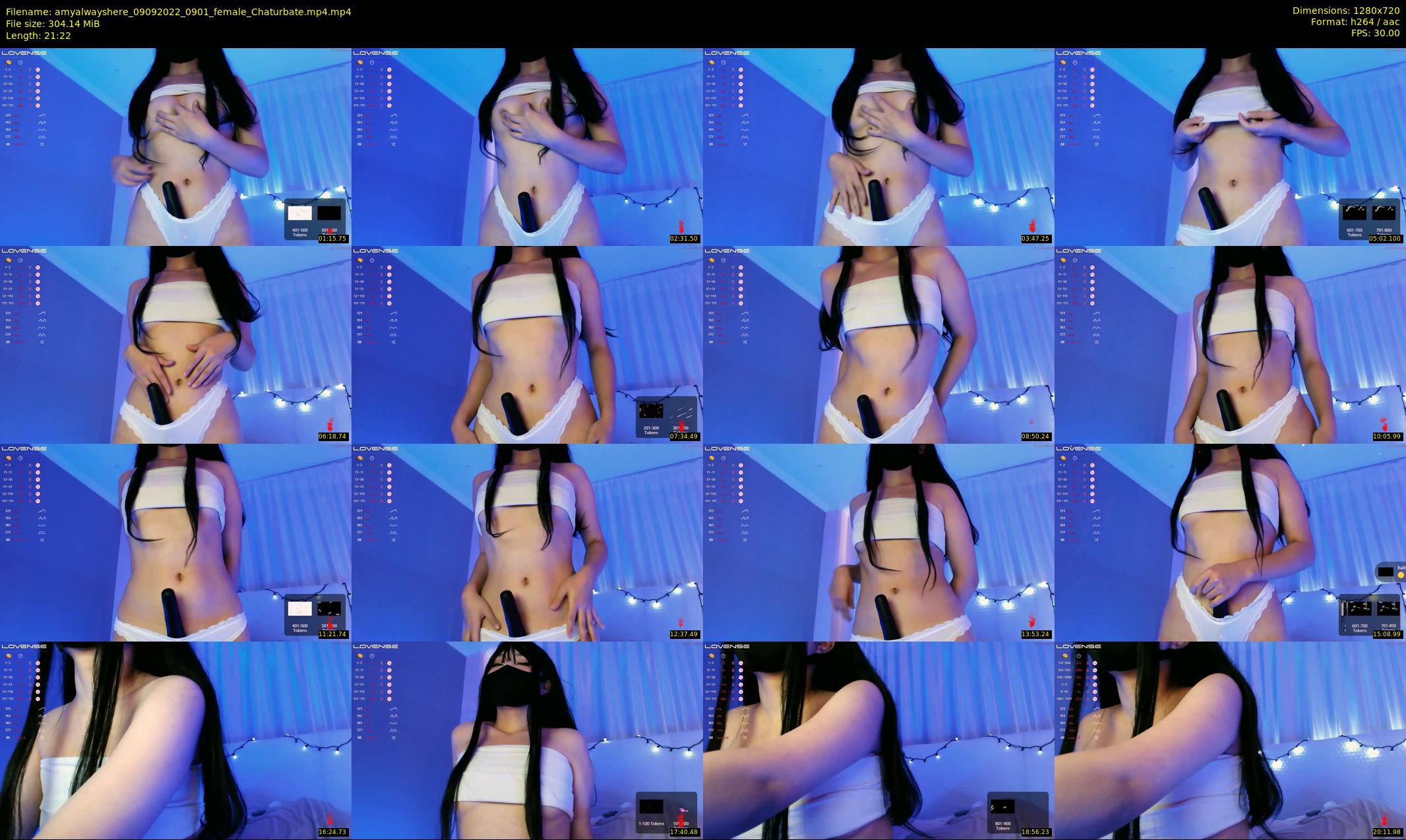 amyalwayshere — 22 minute Chaturbate female cam show recording, 720p, Sep 9, 2022
