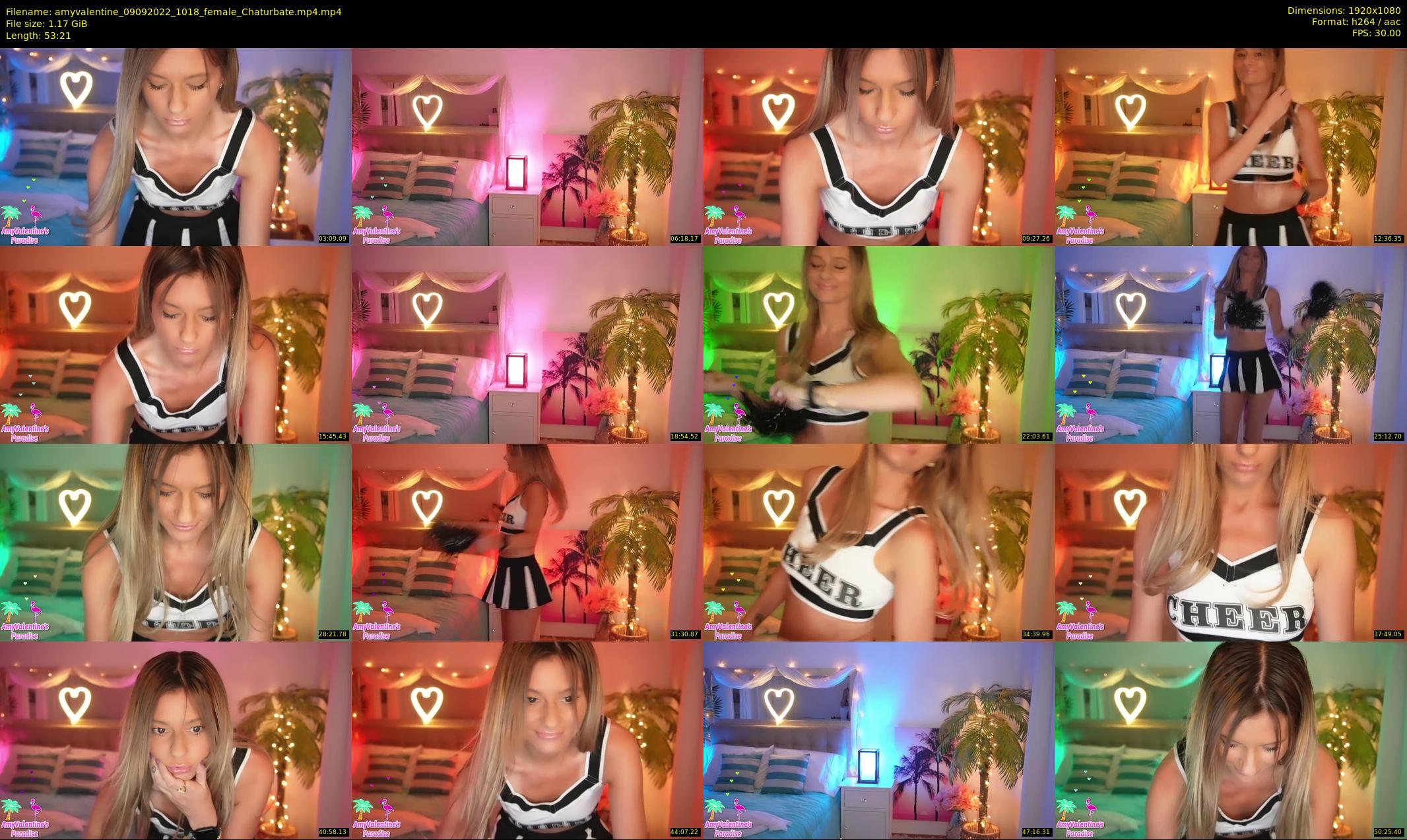 amyvalentine — 54 minute Chaturbate female cam show recording, 1080p, Sep 9, 2022