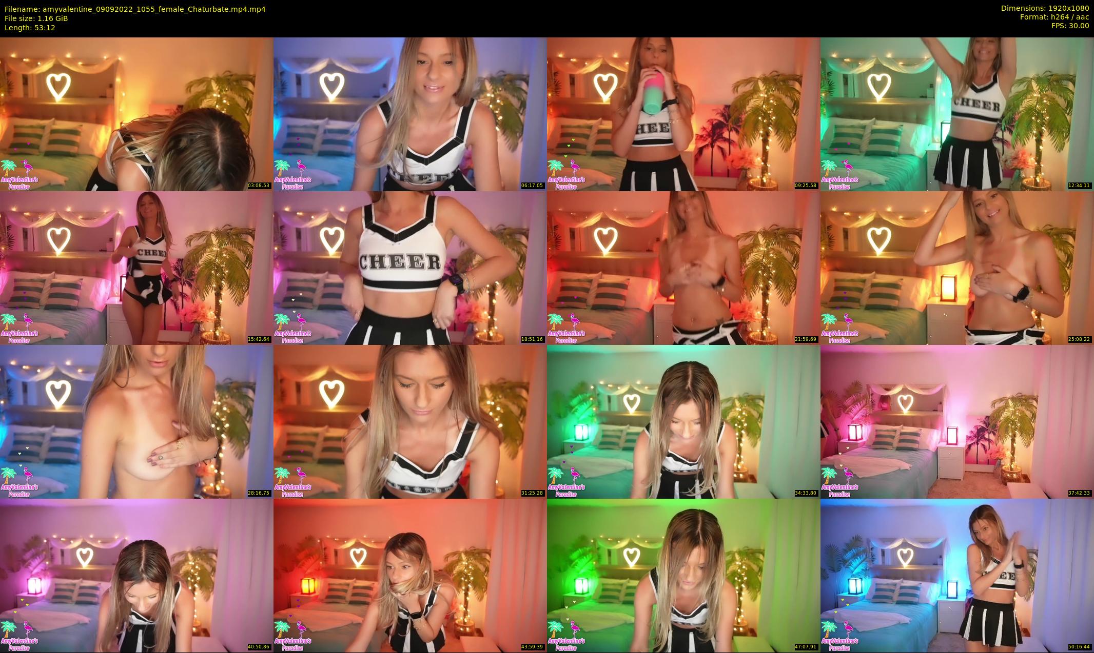 amyvalentine — 54 minute Chaturbate female cam show recording, 1080p, Sep 9, 2022