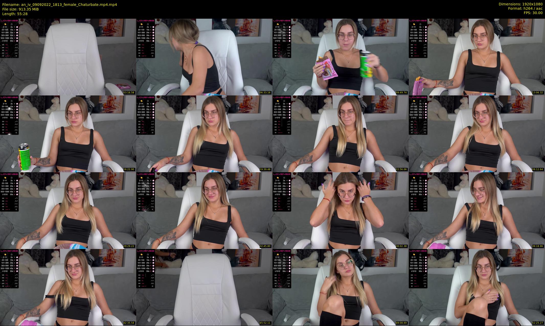 an_iv — 56 minute Chaturbate female cam show recording, 1080p, Sep 9, 2022