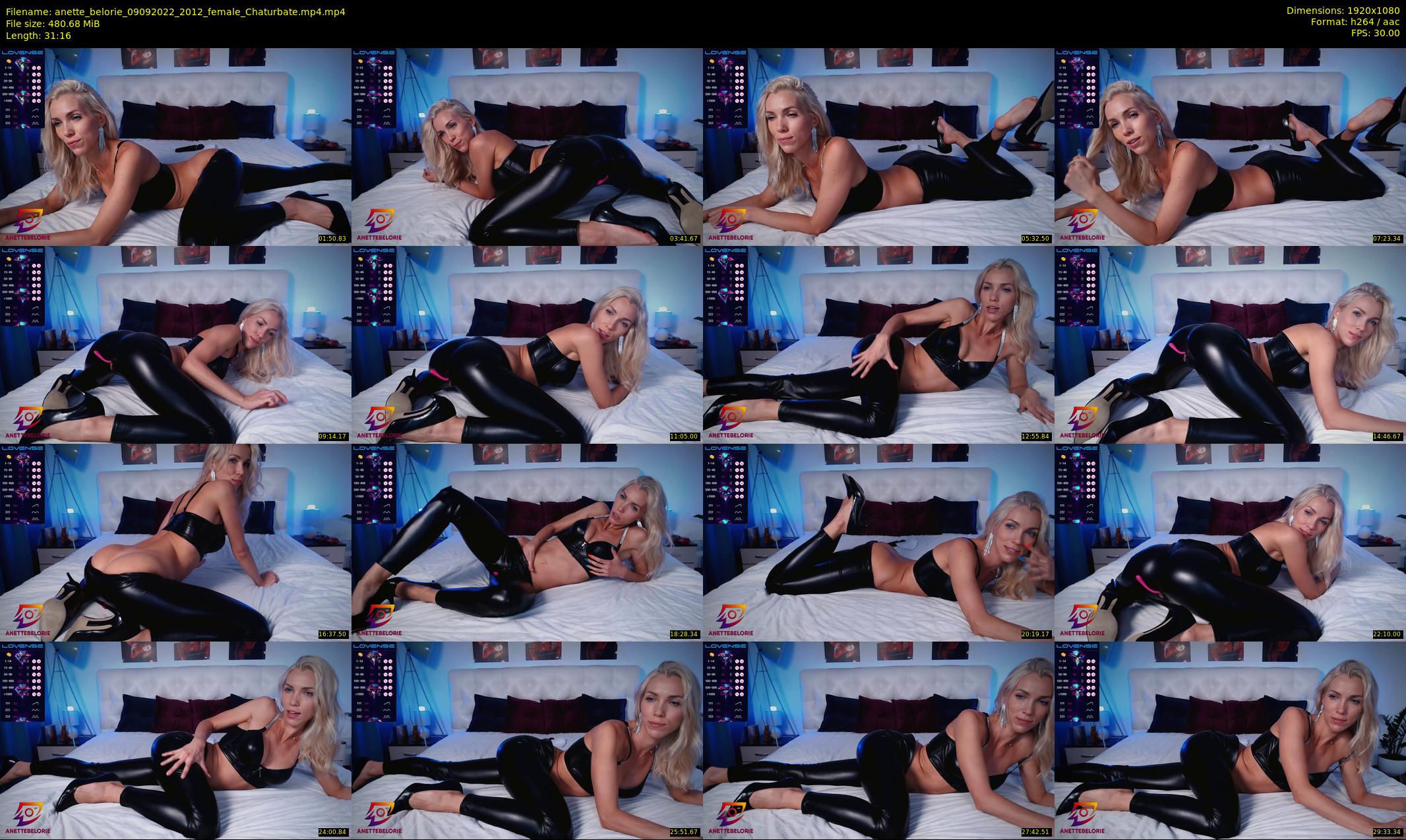 anette_belorie — 32 minute Chaturbate female cam show recording, 1080p, Sep 9, 2022