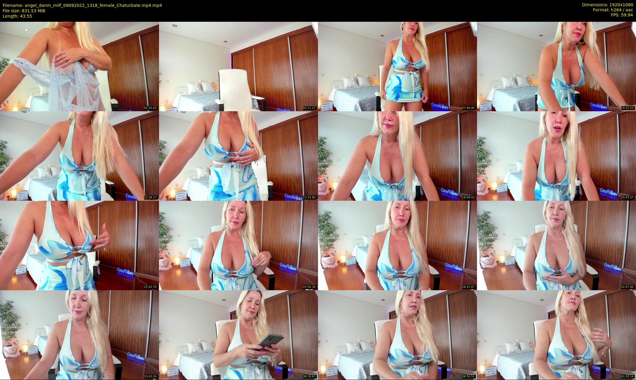 angel_danm_milf — 44 minute Chaturbate female cam show recording, 1080p, Sep 9, 2022
