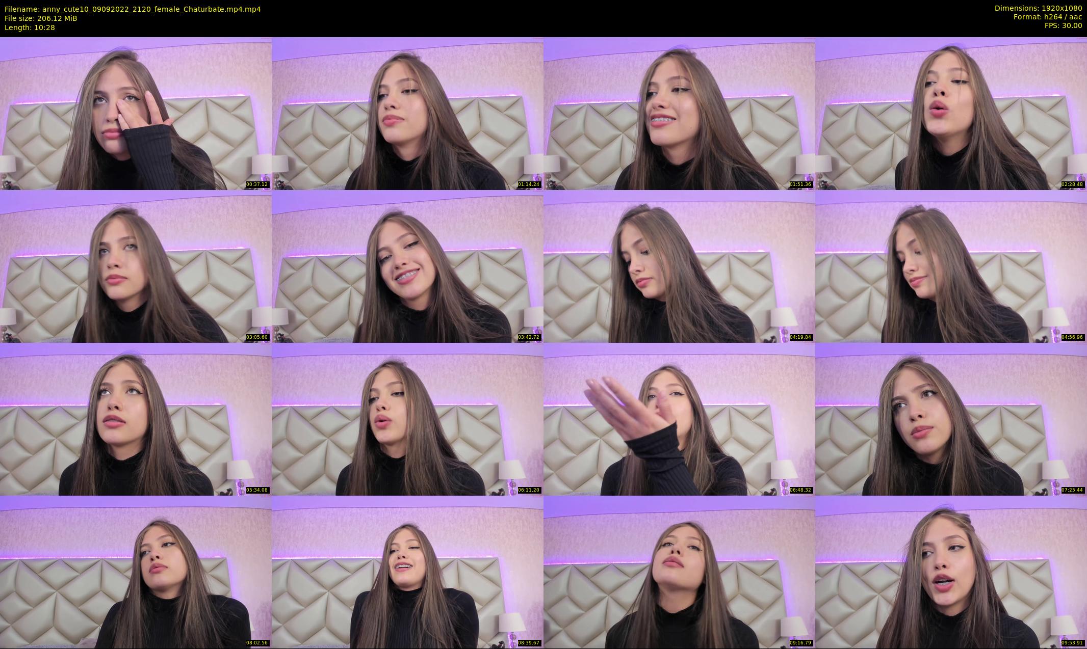 anny_cute10 — 11 minute Chaturbate female cam show recording, 1080p, Sep 9, 2022