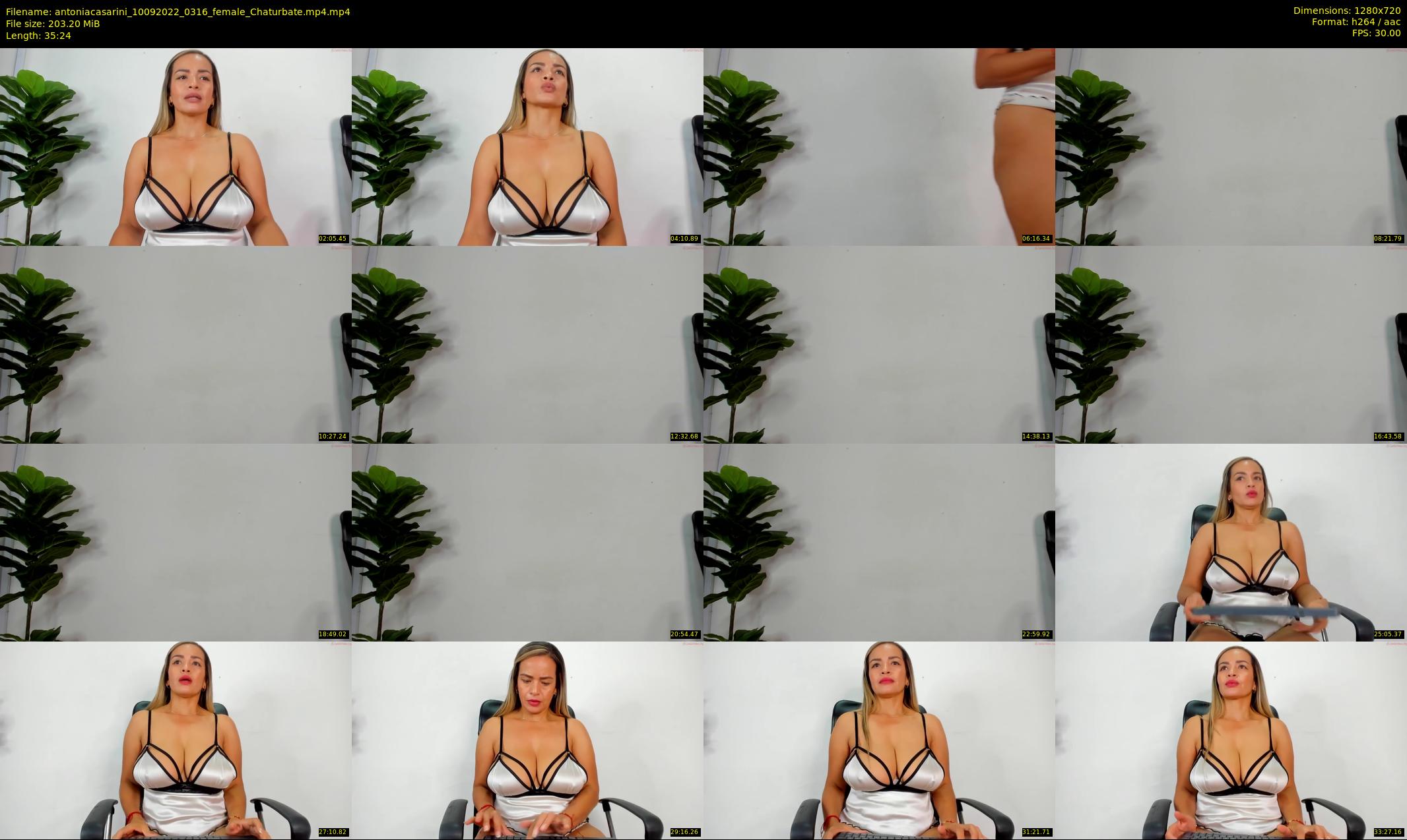 antoniacasarini — 36 minute Chaturbate female cam show recording, 720p, Sep 10, 2022