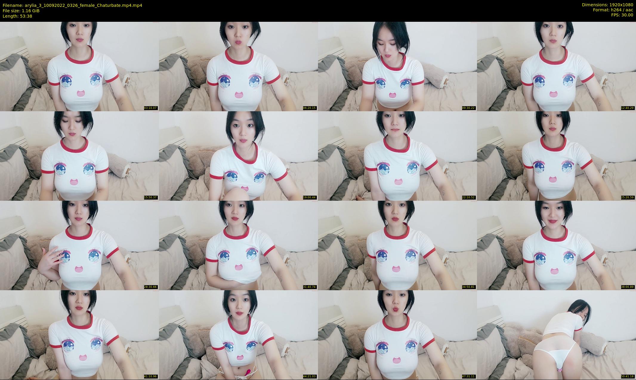 arylia_3 — 54 minute Chaturbate female cam show recording, 1080p, Sep 10, 2022