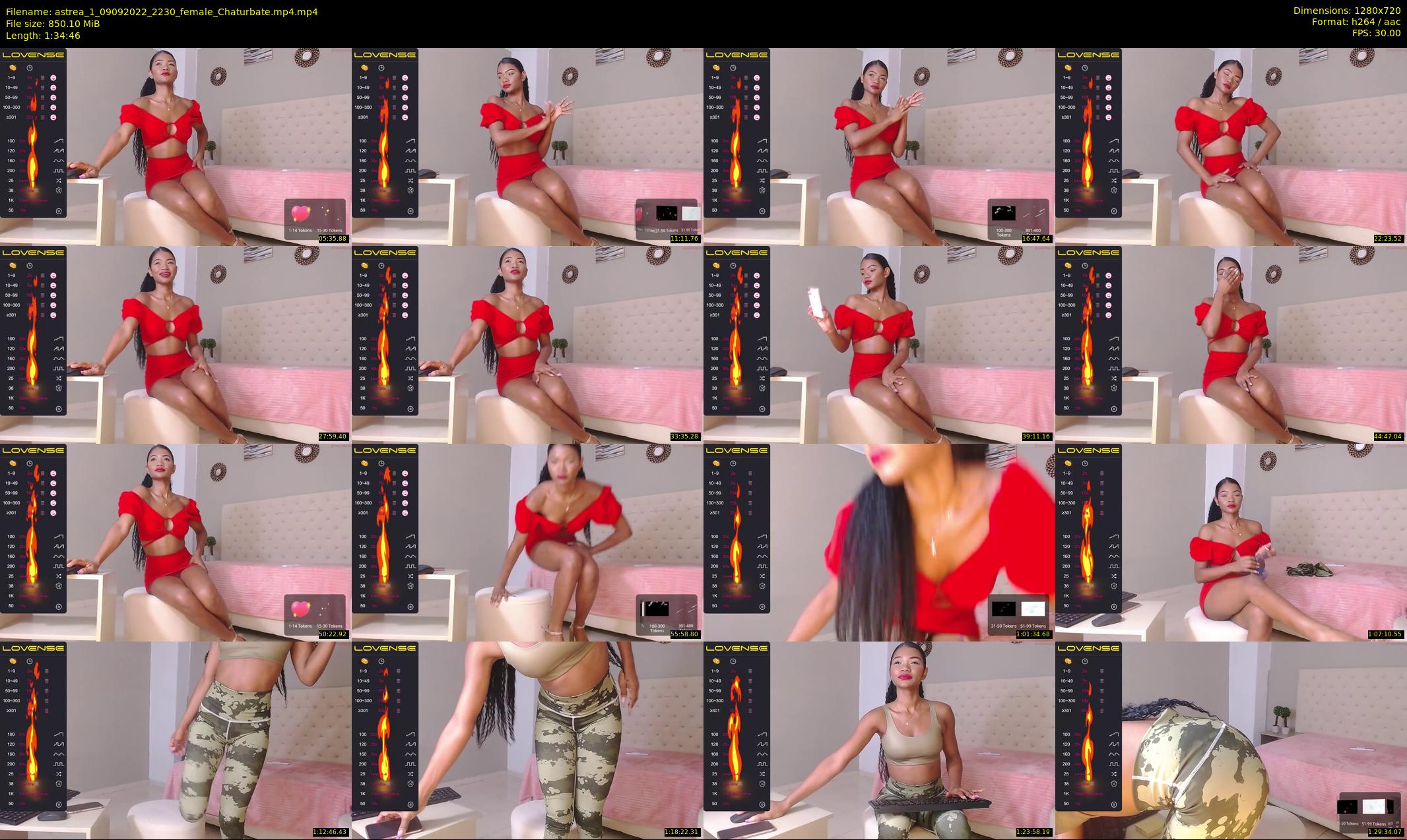 astrea_1 — 95 minute Chaturbate female cam show recording, 720p, Sep 9, 2022