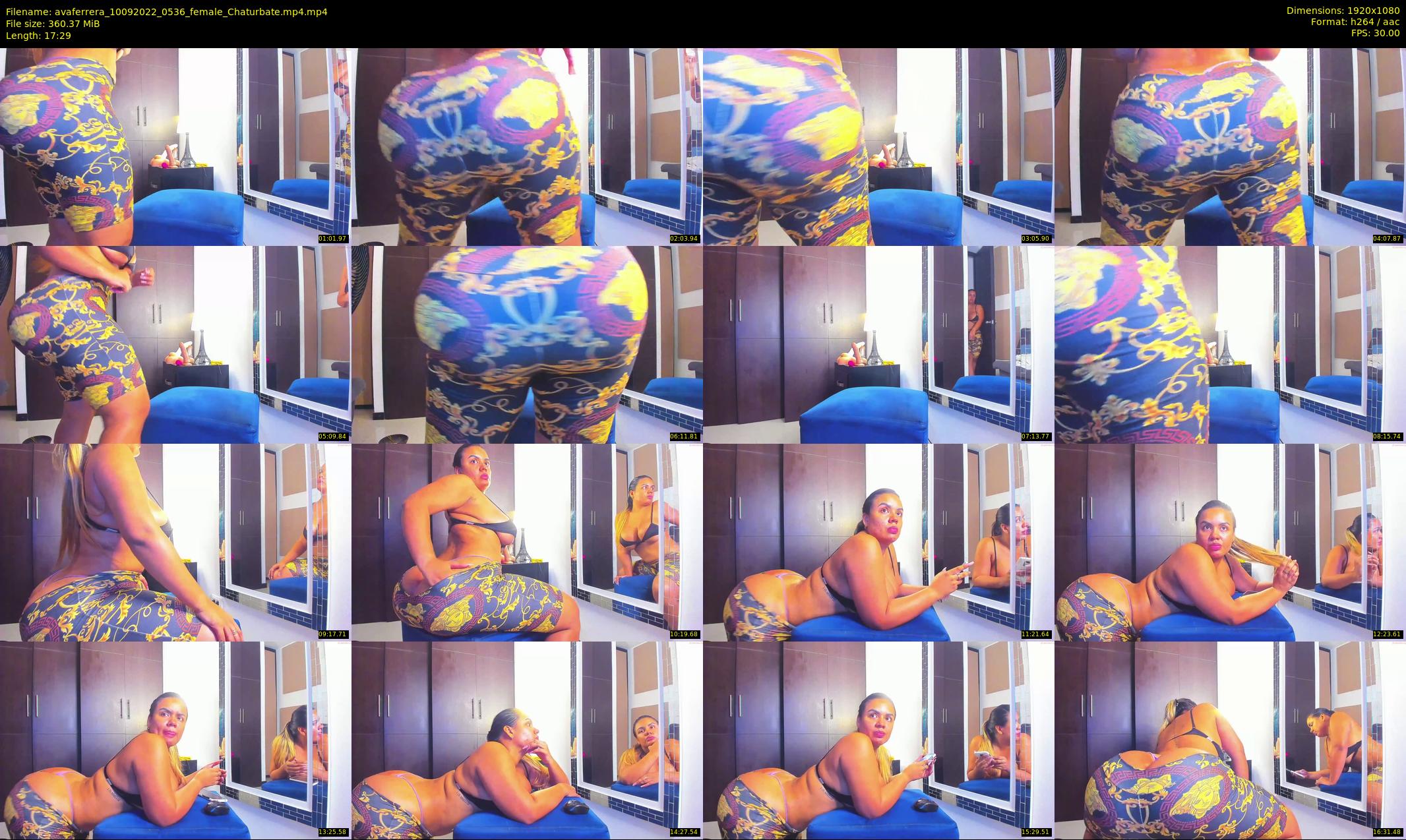 avaferrera — 18 minute Chaturbate female cam show recording, 1080p, Sep 10, 2022
