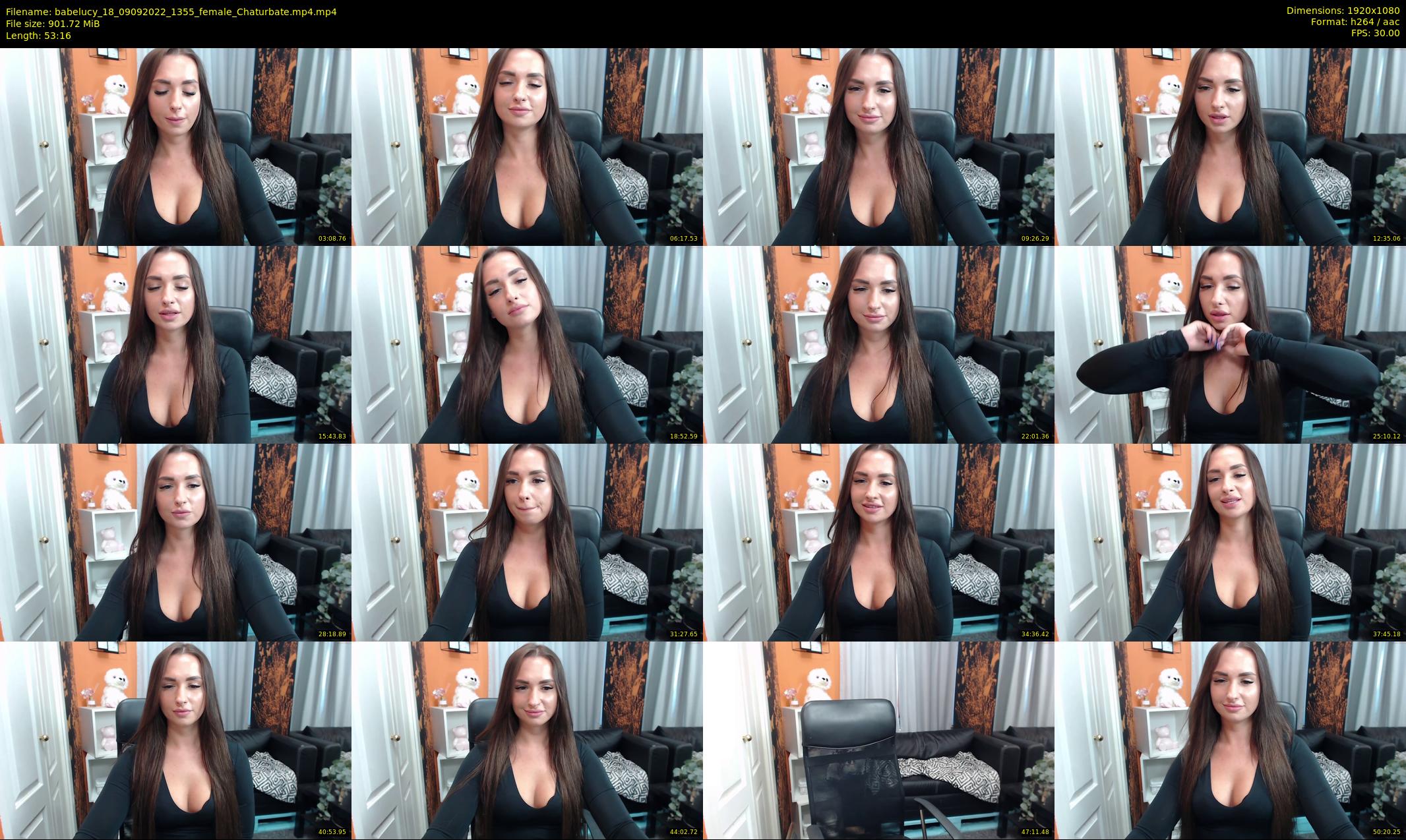 babelucy_18 — 54 minute Chaturbate female cam show recording, 1080p, Sep 9, 2022