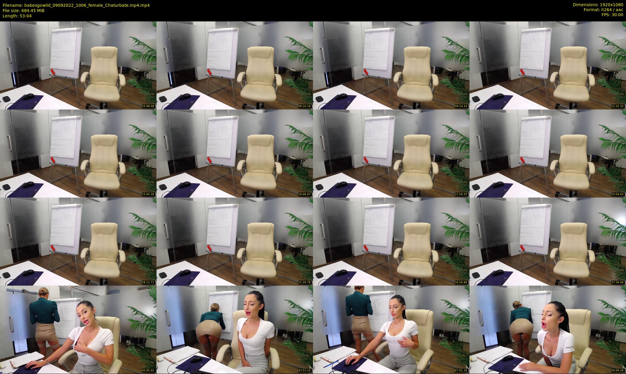 babesgowild — 54 minute Chaturbate couple cam show recording, 1080p, Sep 9, 2022