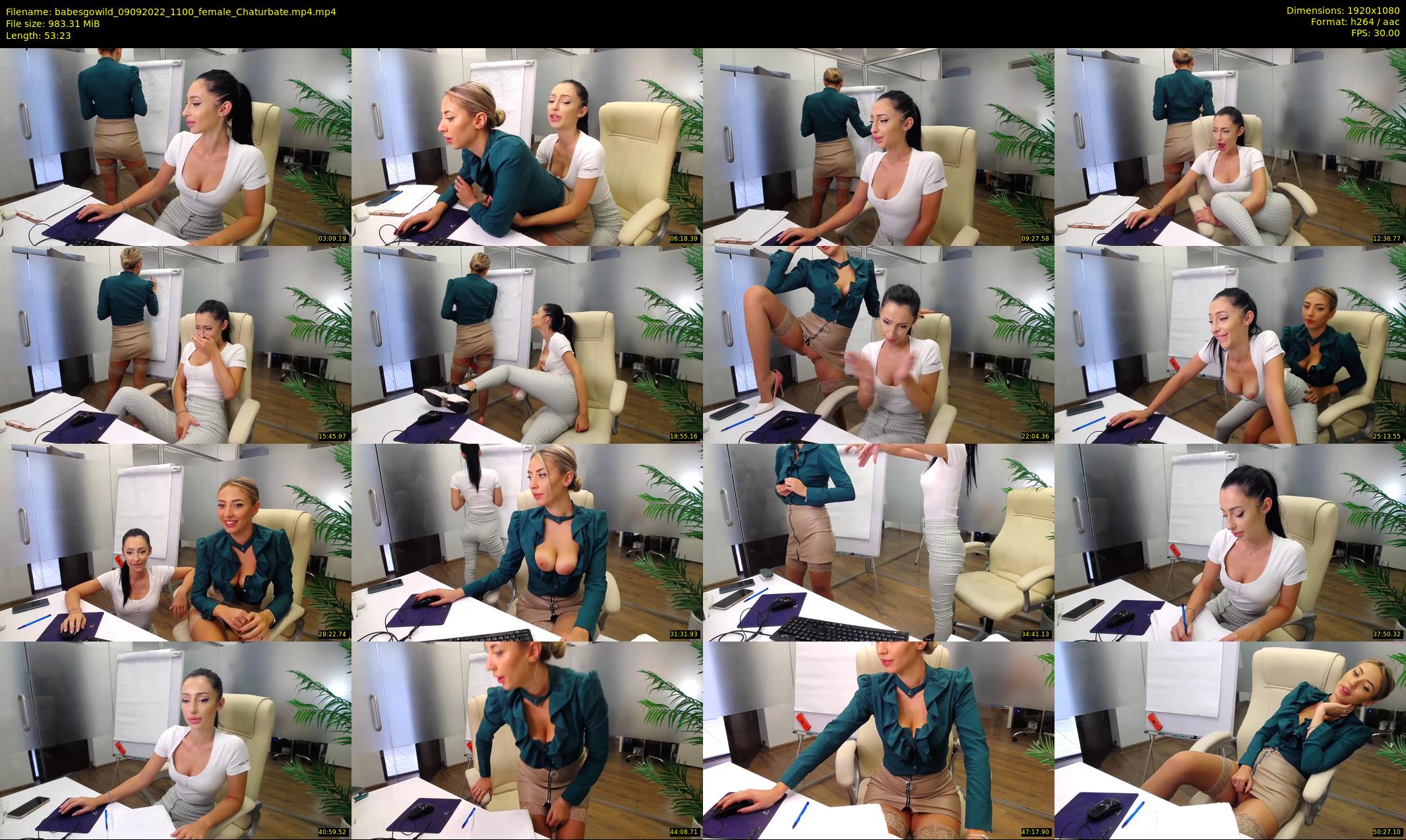 babesgowild — 54 minute Chaturbate couple cam show recording, 1080p, Sep 9, 2022
