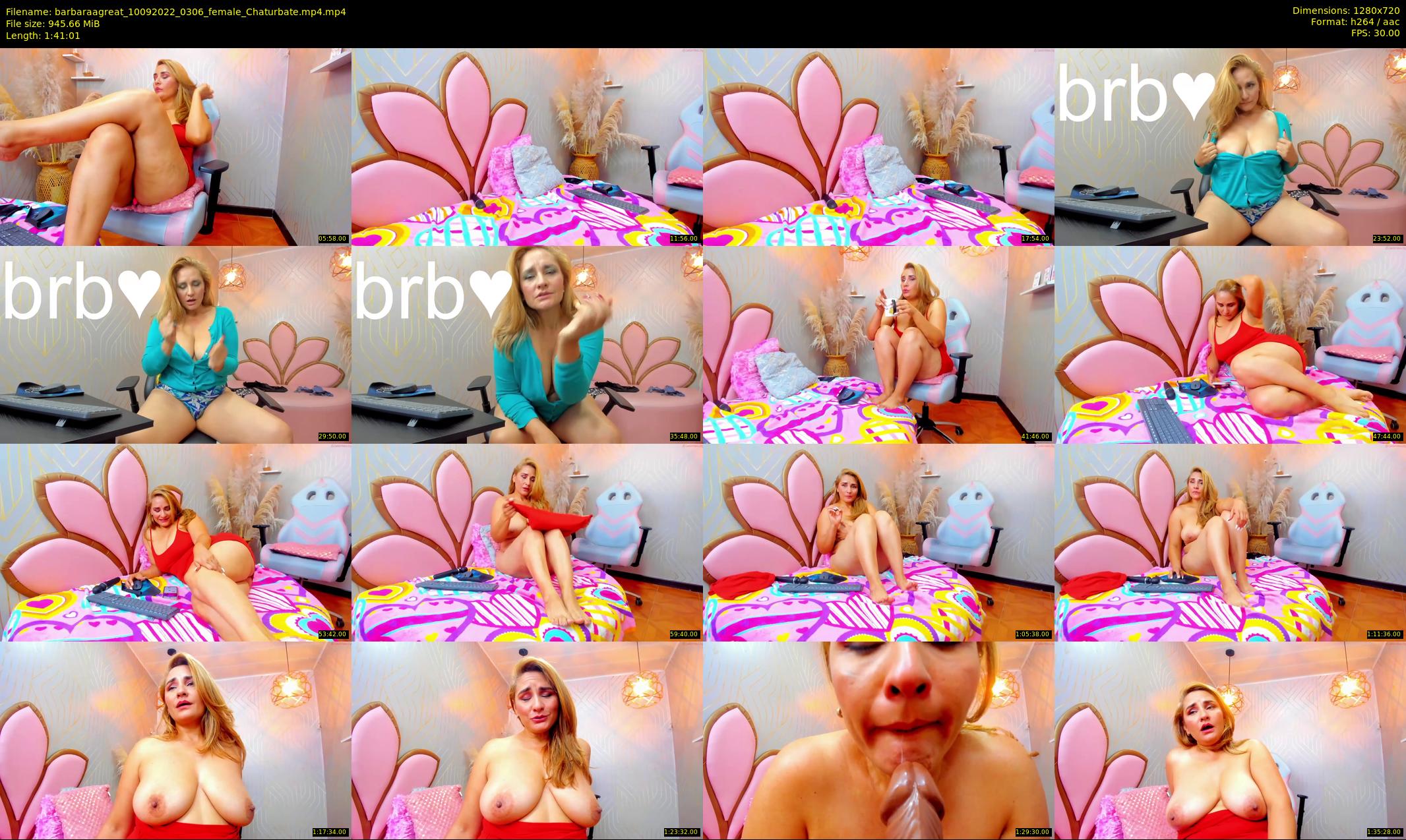barbaraagreat — 102 minute Chaturbate female cam show recording, 720p, Sep 10, 2022