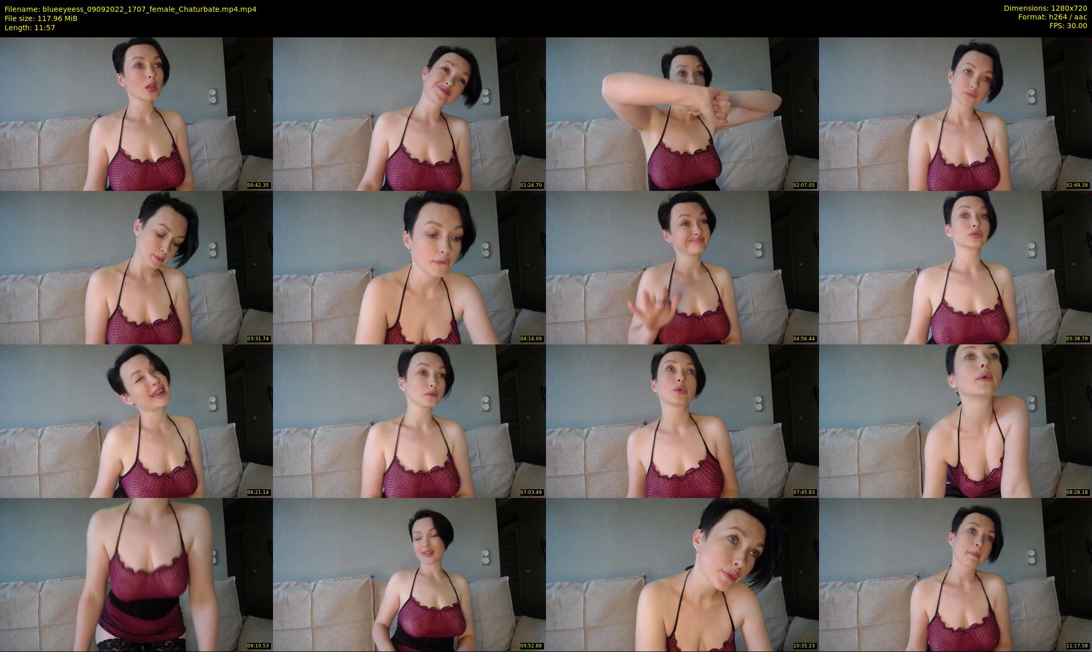 blueeyeess — 12 minute Chaturbate female cam show recording, 720p, Sep 9, 2022