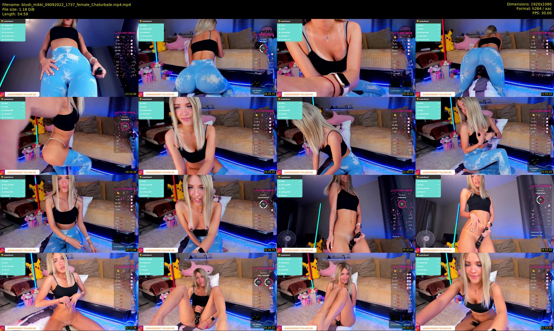 blush_mikki — 55 minute Chaturbate female cam show recording, 1080p, Sep 9, 2022