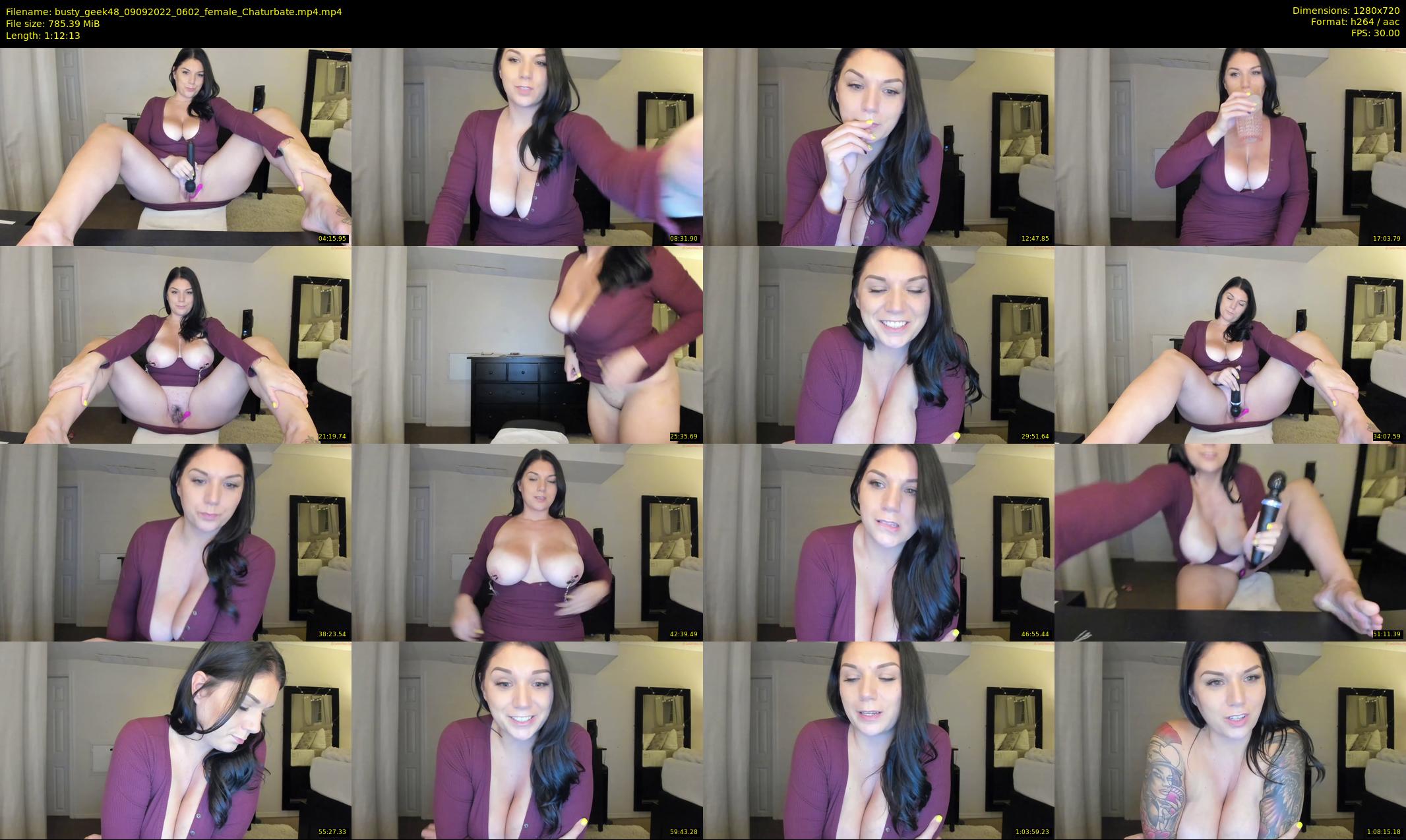 busty_geek48 — 73 minute Chaturbate female cam show recording, 720p, Sep 9, 2022