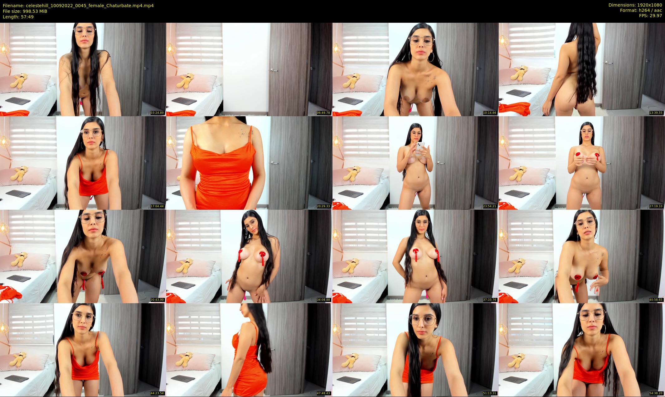 celestehill — 58 minute Chaturbate female cam show recording, 1080p, Sep 10, 2022