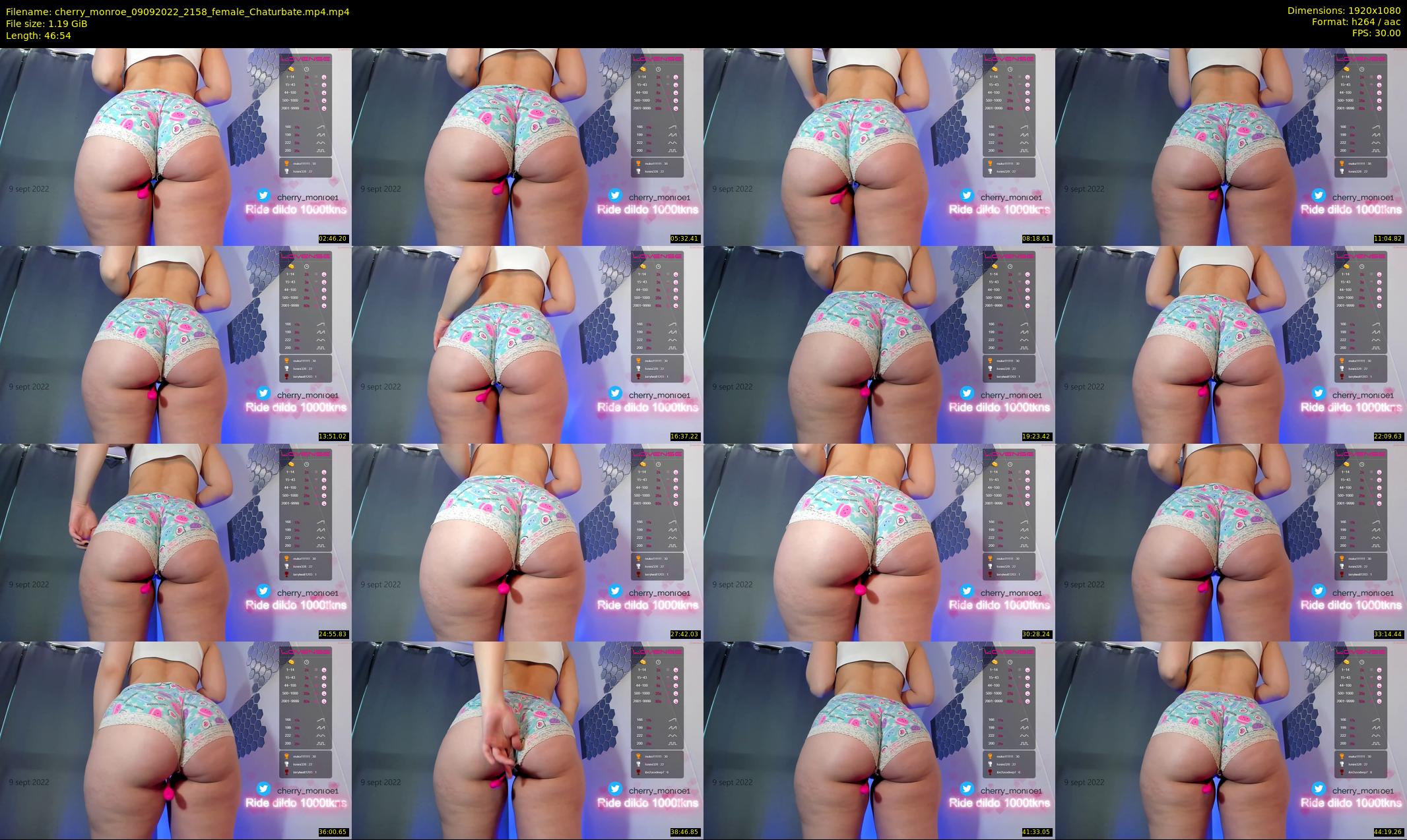 cherry_monroe — 47 minute Chaturbate female cam show recording, 1080p, Sep 9, 2022