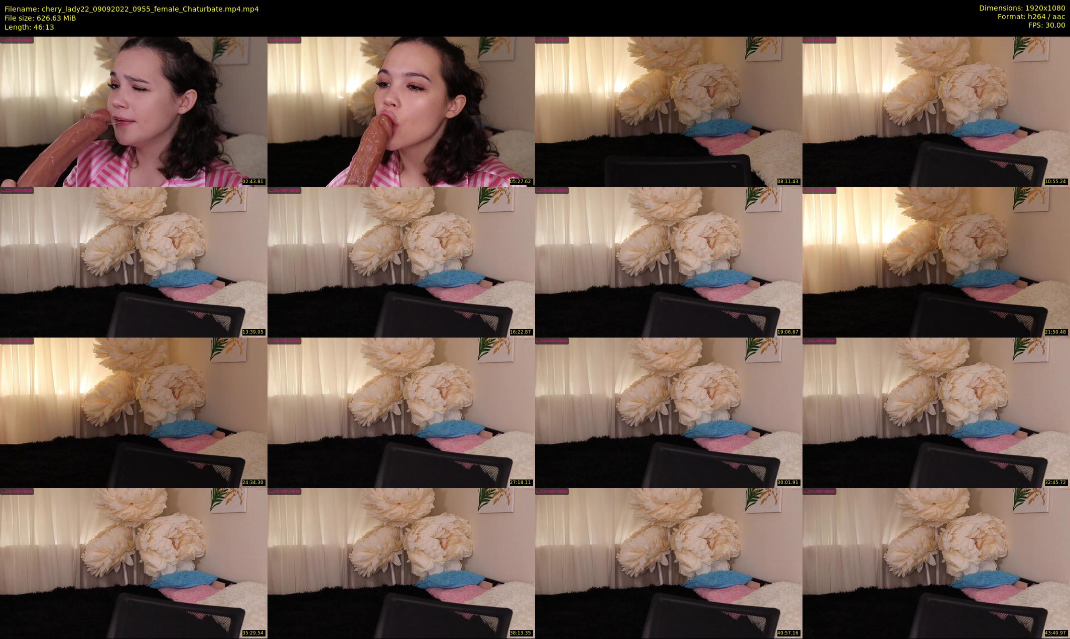 chery_lady22 — 47 minute Chaturbate female cam show recording, 1080p, Sep 9, 2022
