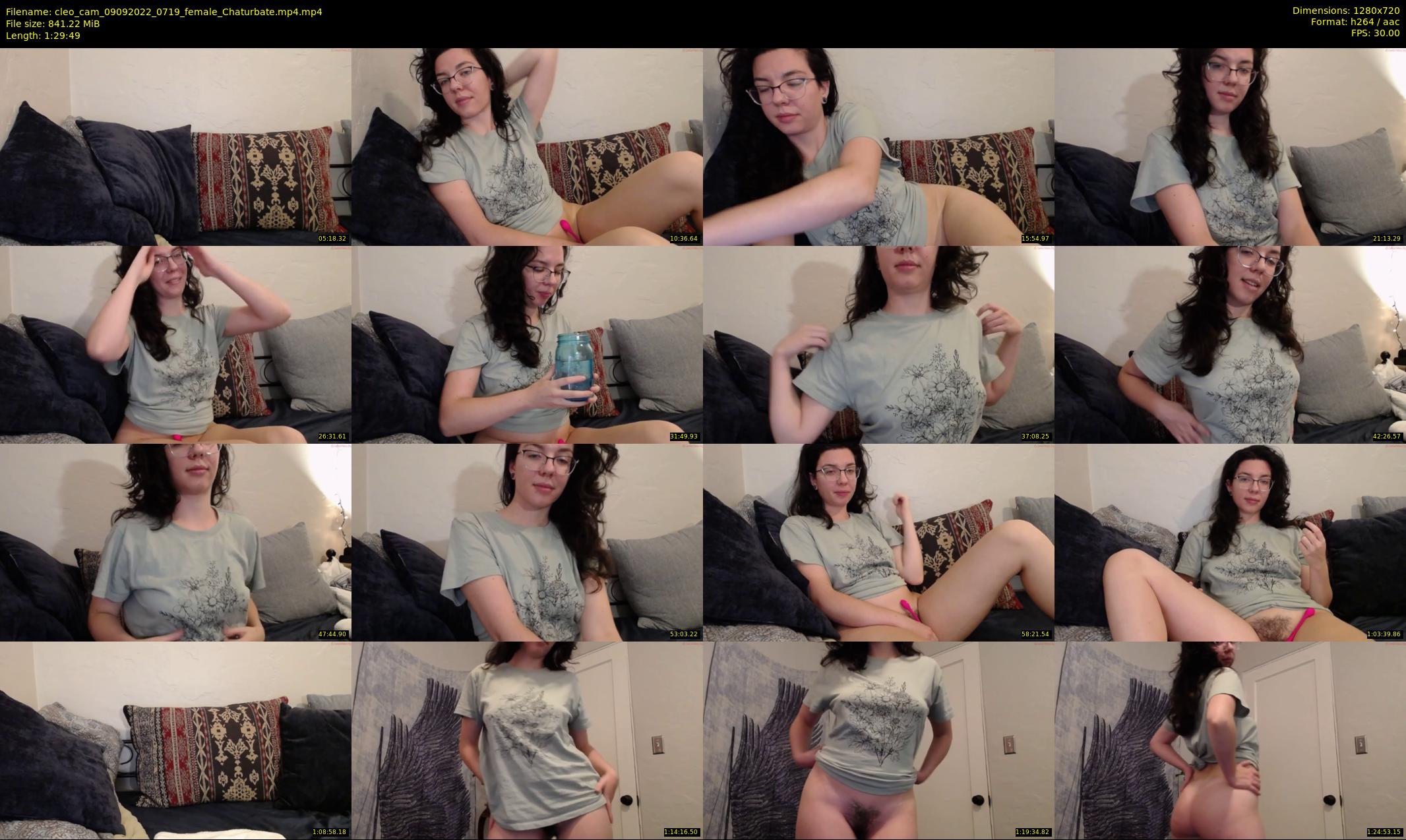 cleo_cam — 90 minute Chaturbate female cam show recording, 720p, Sep 9, 2022