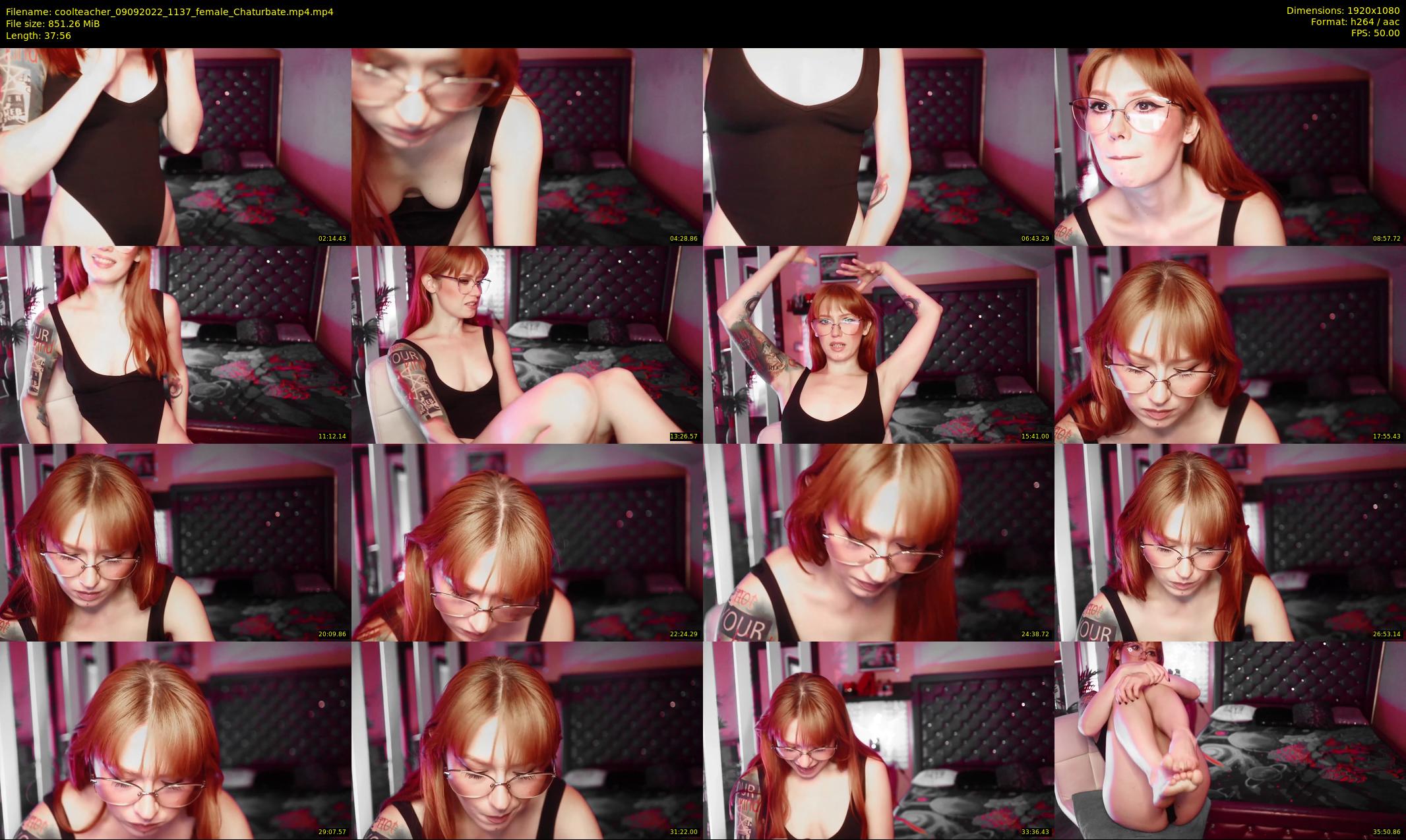 coolteacher — 38 minute Chaturbate female cam show recording, 1080p, Sep 9, 2022