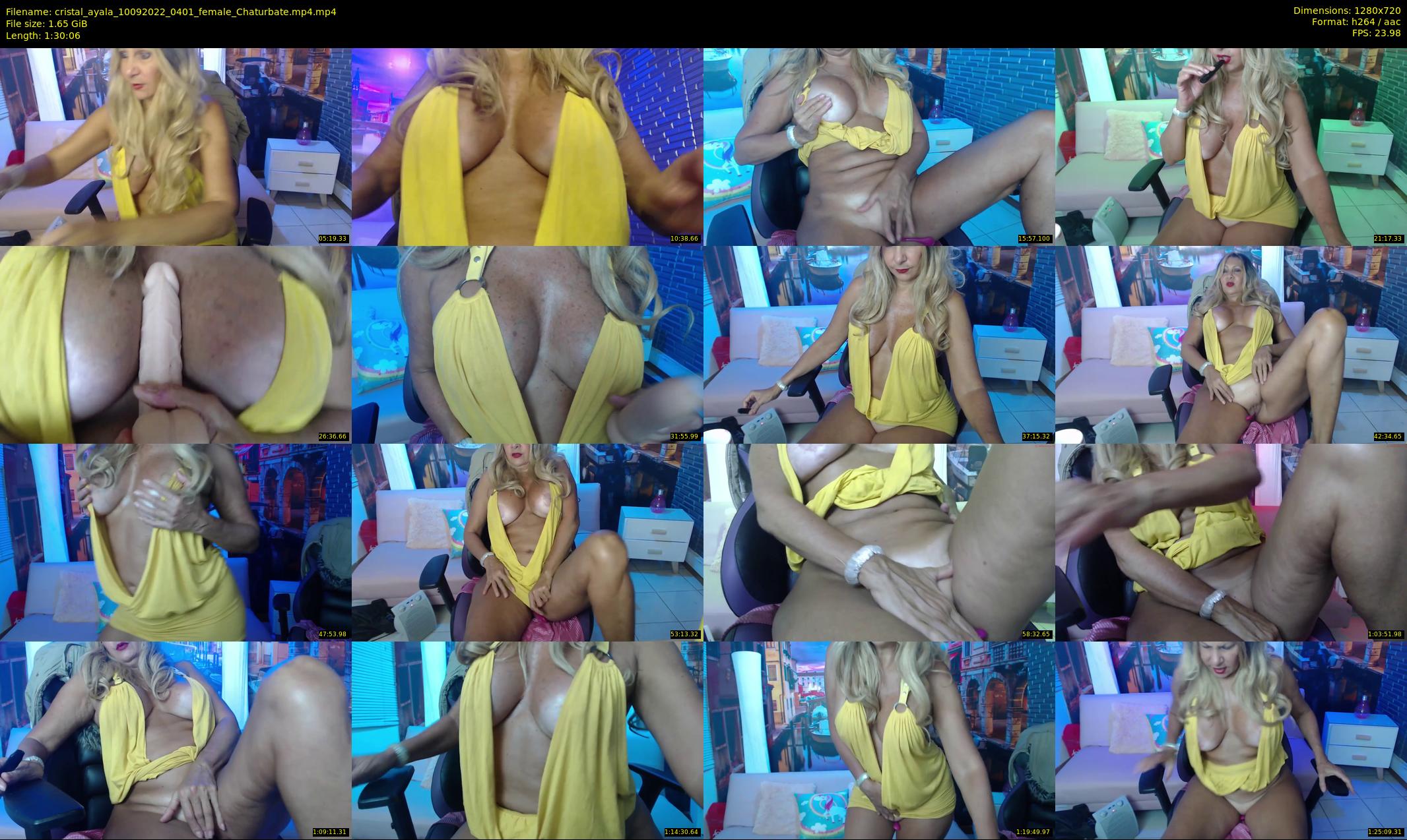 cristal_ayala — 91 minute Chaturbate female cam show recording, 720p, Sep 10, 2022