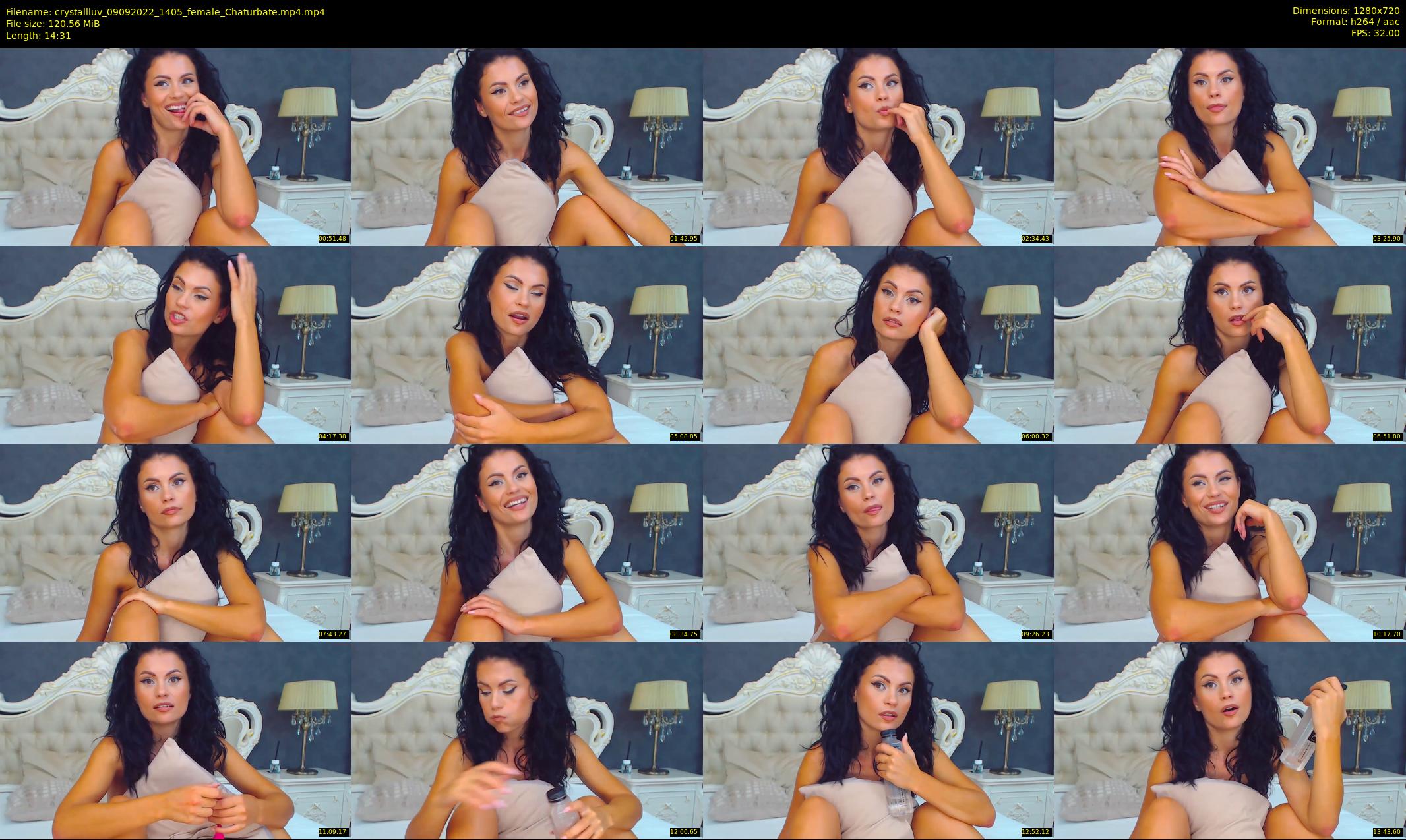 crystallluv — 15 minute Chaturbate female cam show recording, 720p, Sep 9, 2022
