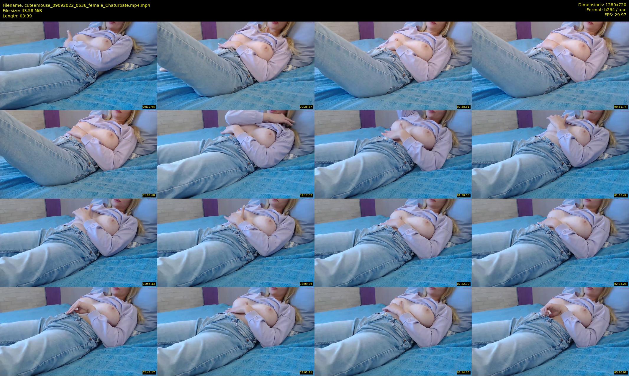 cuteemouse — 4 minute Chaturbate female cam show recording, 720p, Sep 9, 2022