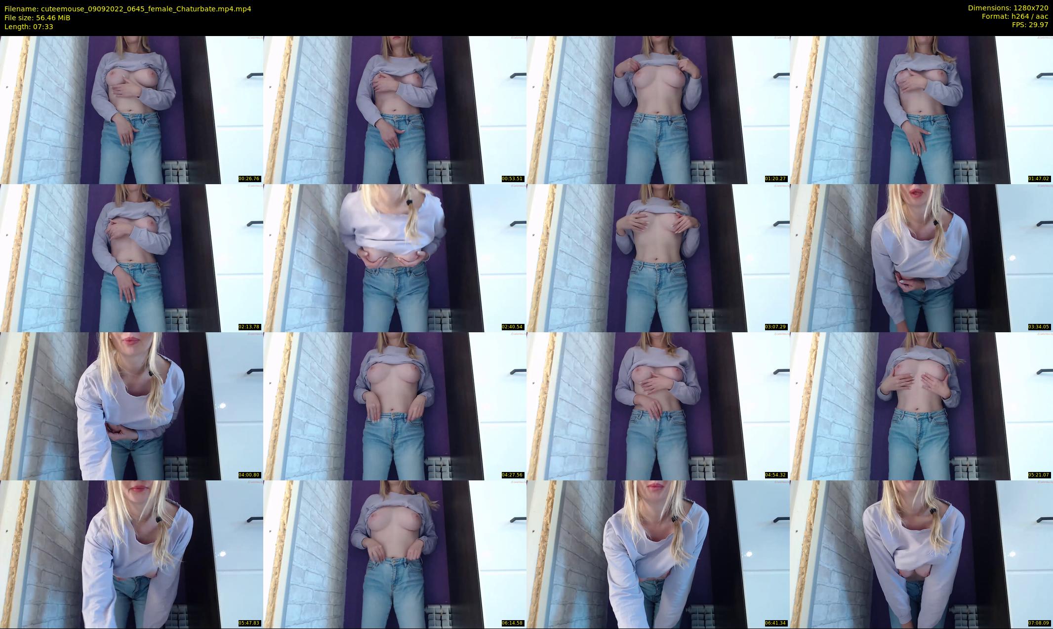 cuteemouse — 8 minute Chaturbate female cam show recording, 720p, Sep 9, 2022