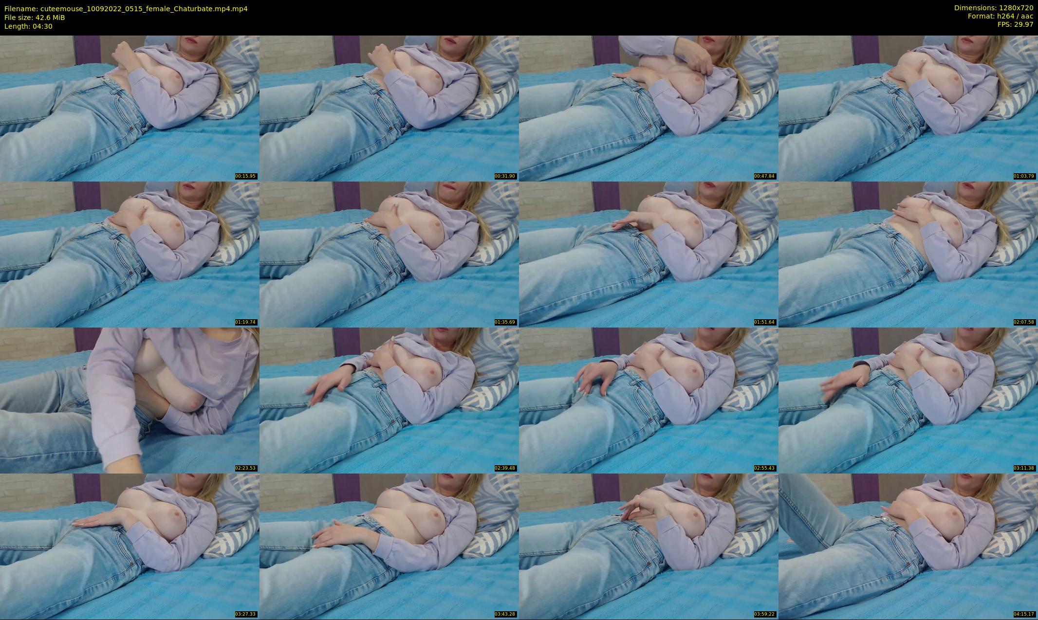 cuteemouse — 5 minute Chaturbate female cam show recording, 720p, Sep 10, 2022