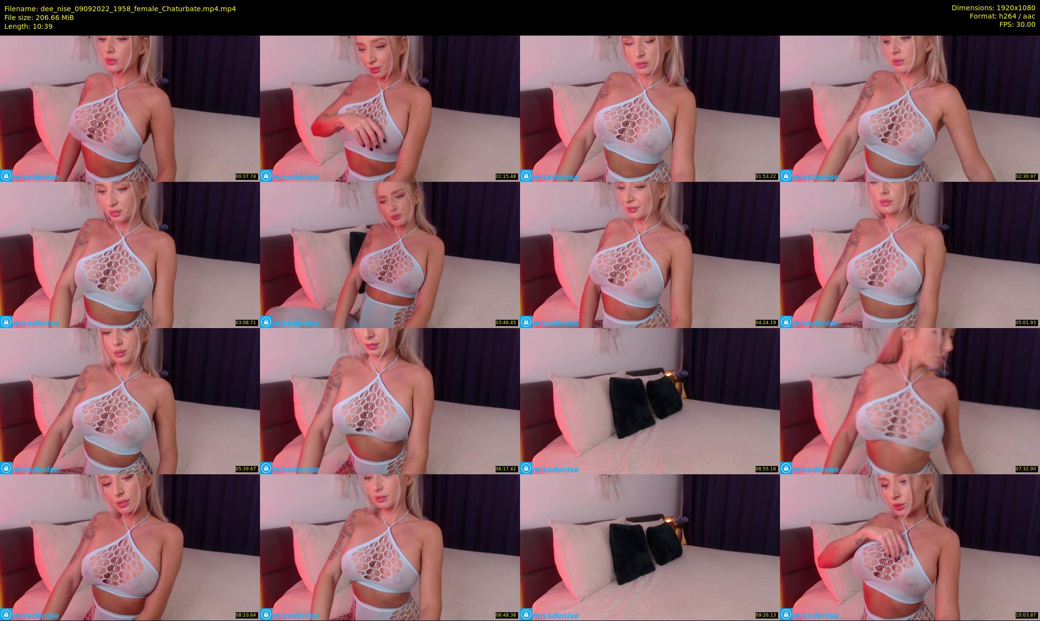 dee_nise — 11 minute Chaturbate female cam show recording, 1080p, Sep 9, 2022