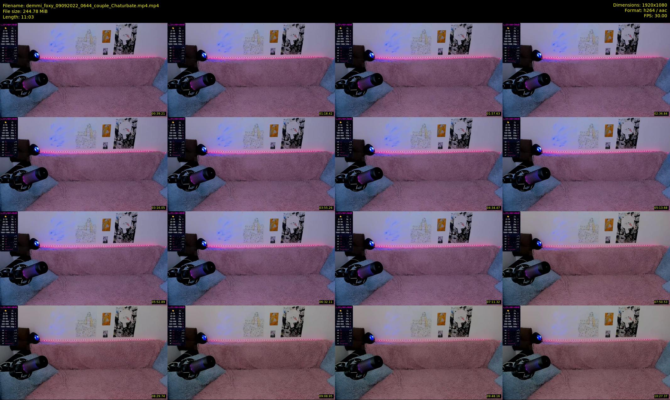 demmi_foxy — 12 minute Chaturbate couple cam show recording, 1080p, Sep 9, 2022