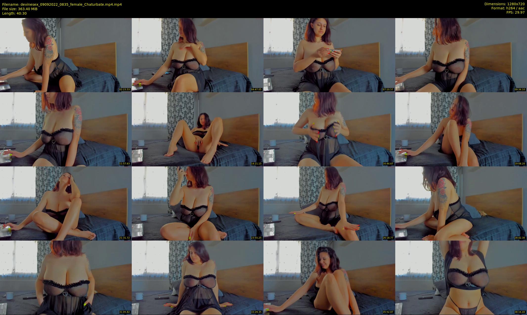 devinesex — 41 minute Chaturbate female cam show recording, 720p, Sep 9, 2022