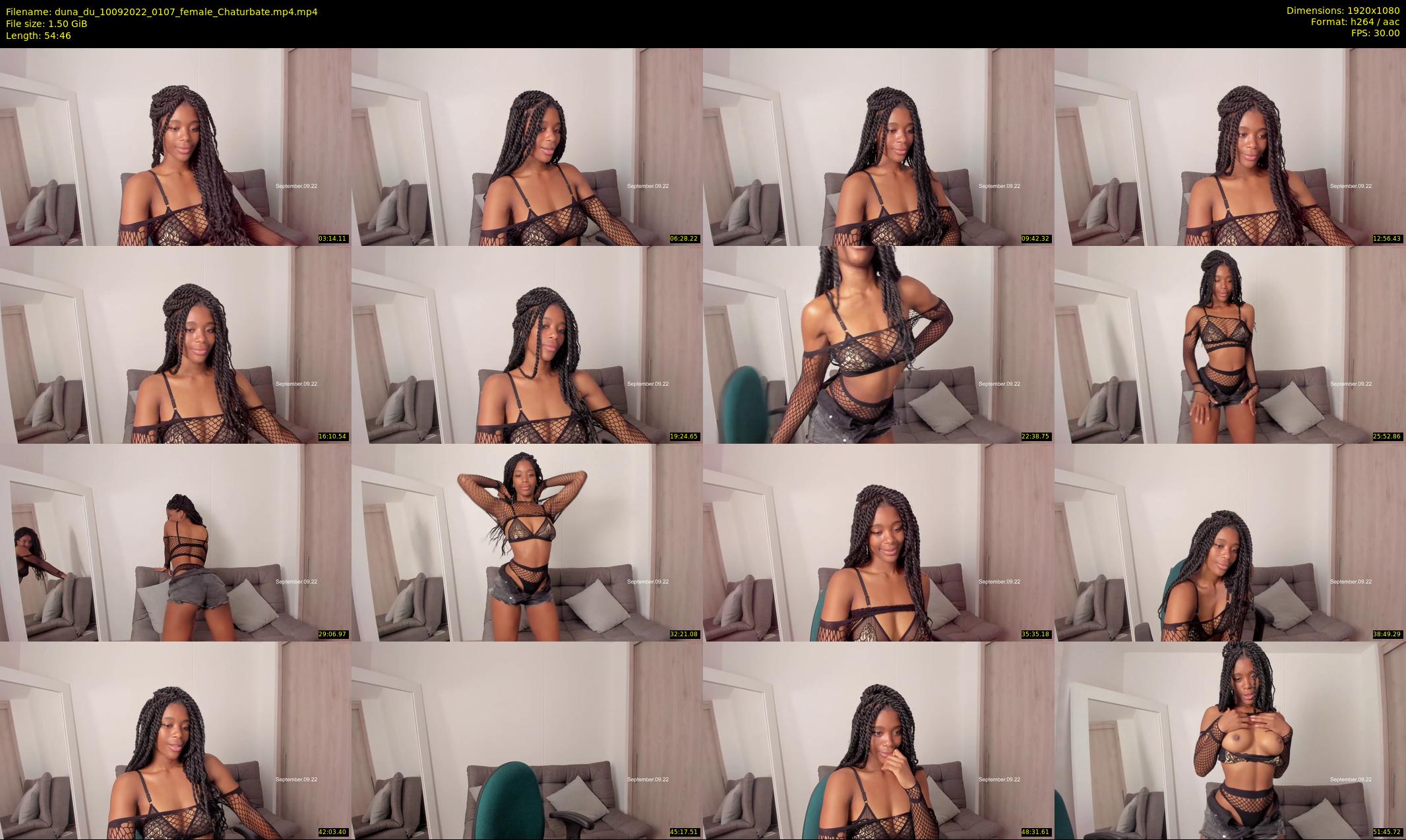 duna_du — 55 minute Chaturbate female cam show recording, 1080p, Sep 10, 2022