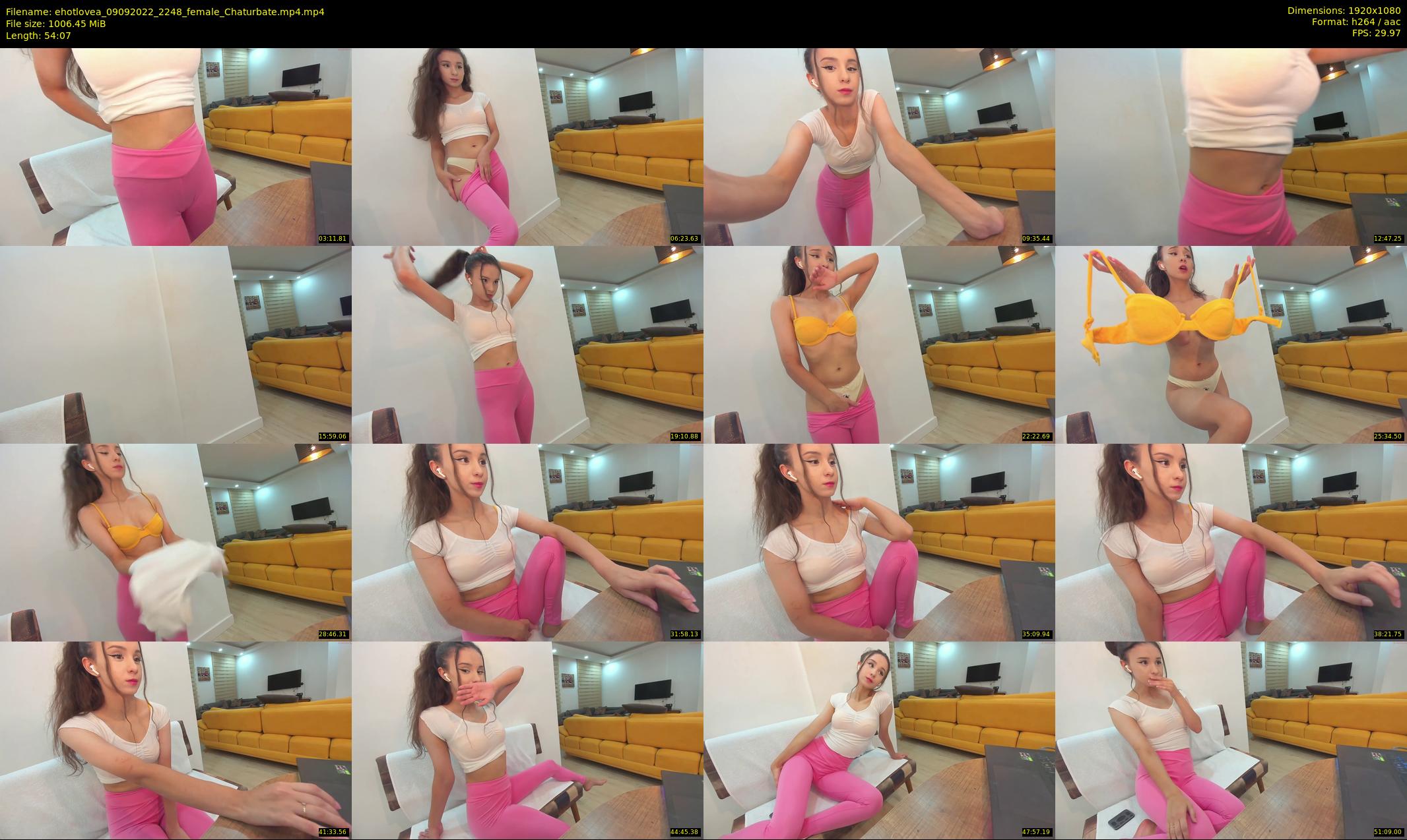 ehotlovea — 55 minute Chaturbate female cam show recording, 1080p, Sep 9, 2022