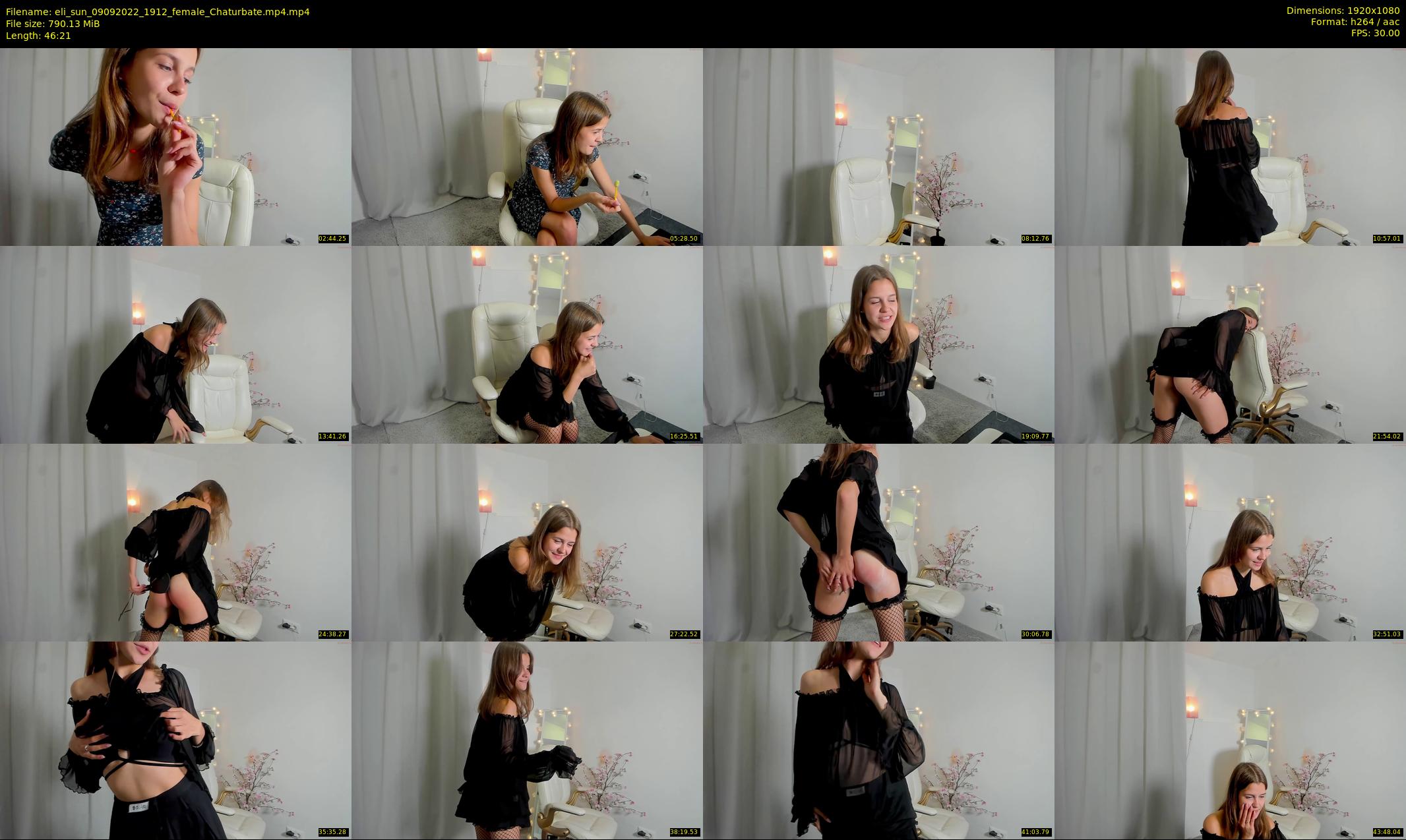 eli_sun — 47 minute Chaturbate female cam show recording, 1080p, Sep 9, 2022