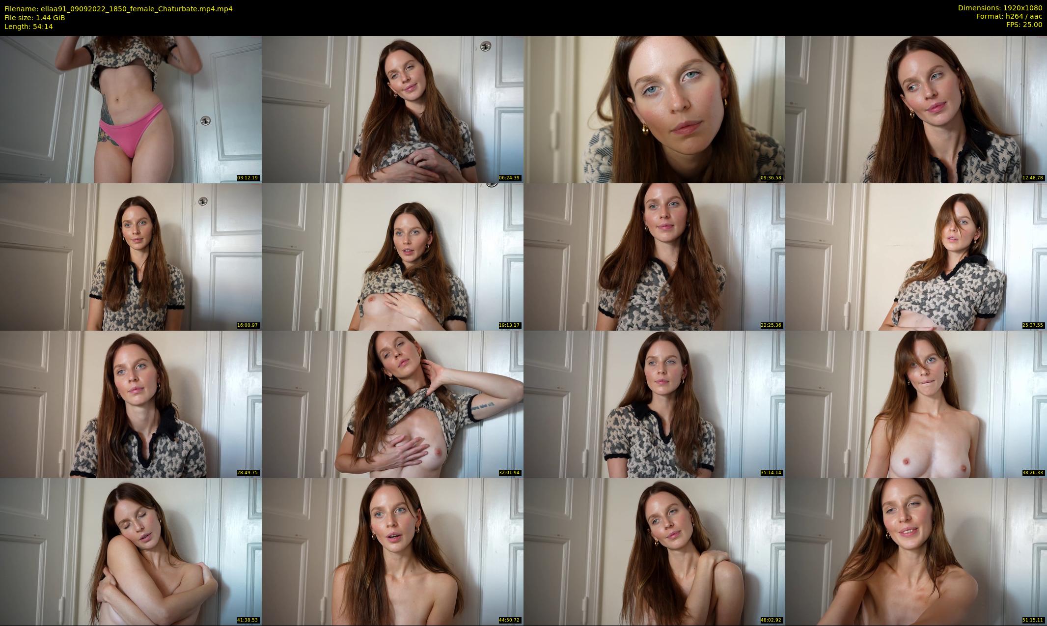 ellaa91 — 55 minute Chaturbate female cam show recording, 1080p, Sep 9, 2022