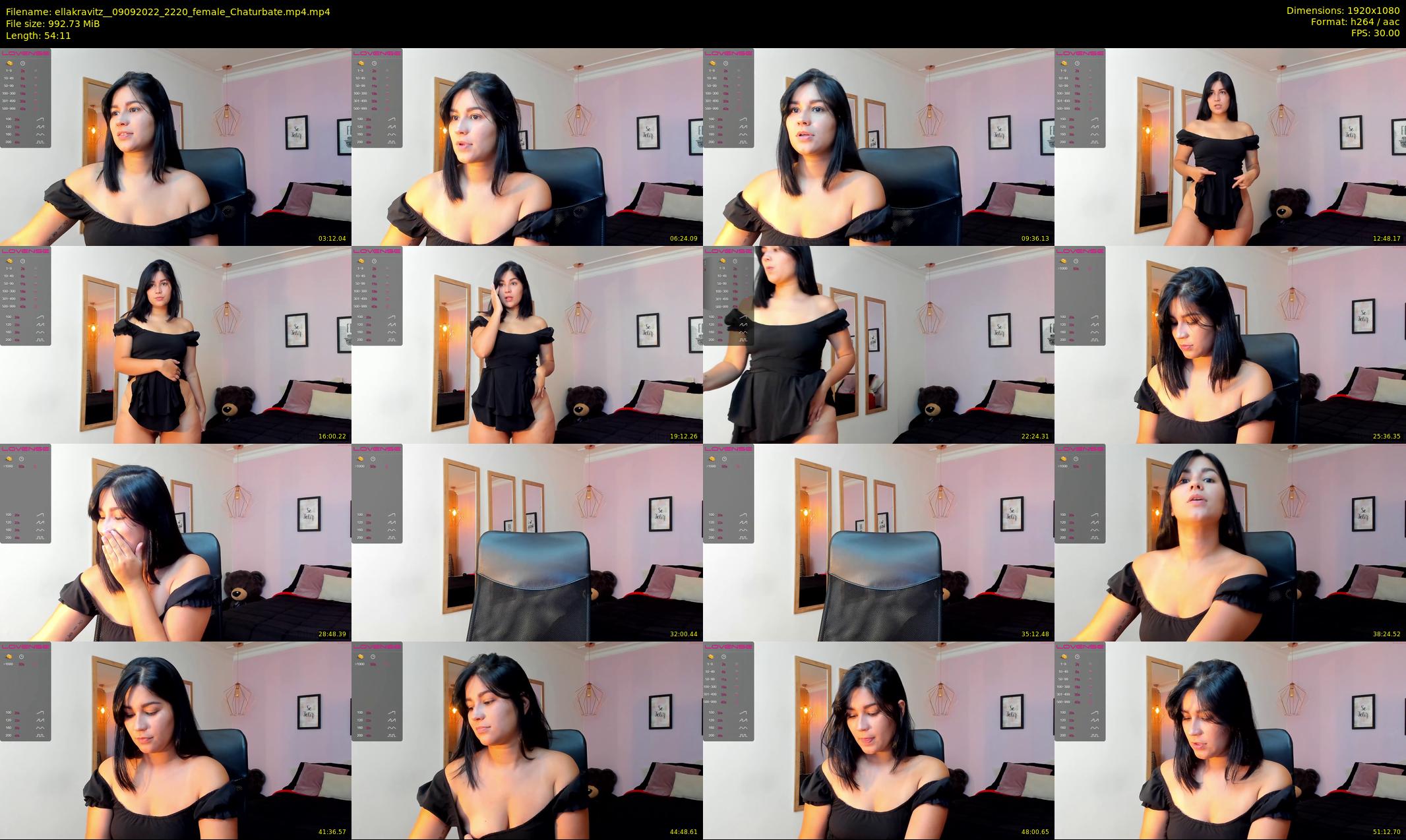 ellakravitz_ — 55 minute Chaturbate female cam show recording, 1080p, Sep 9, 2022