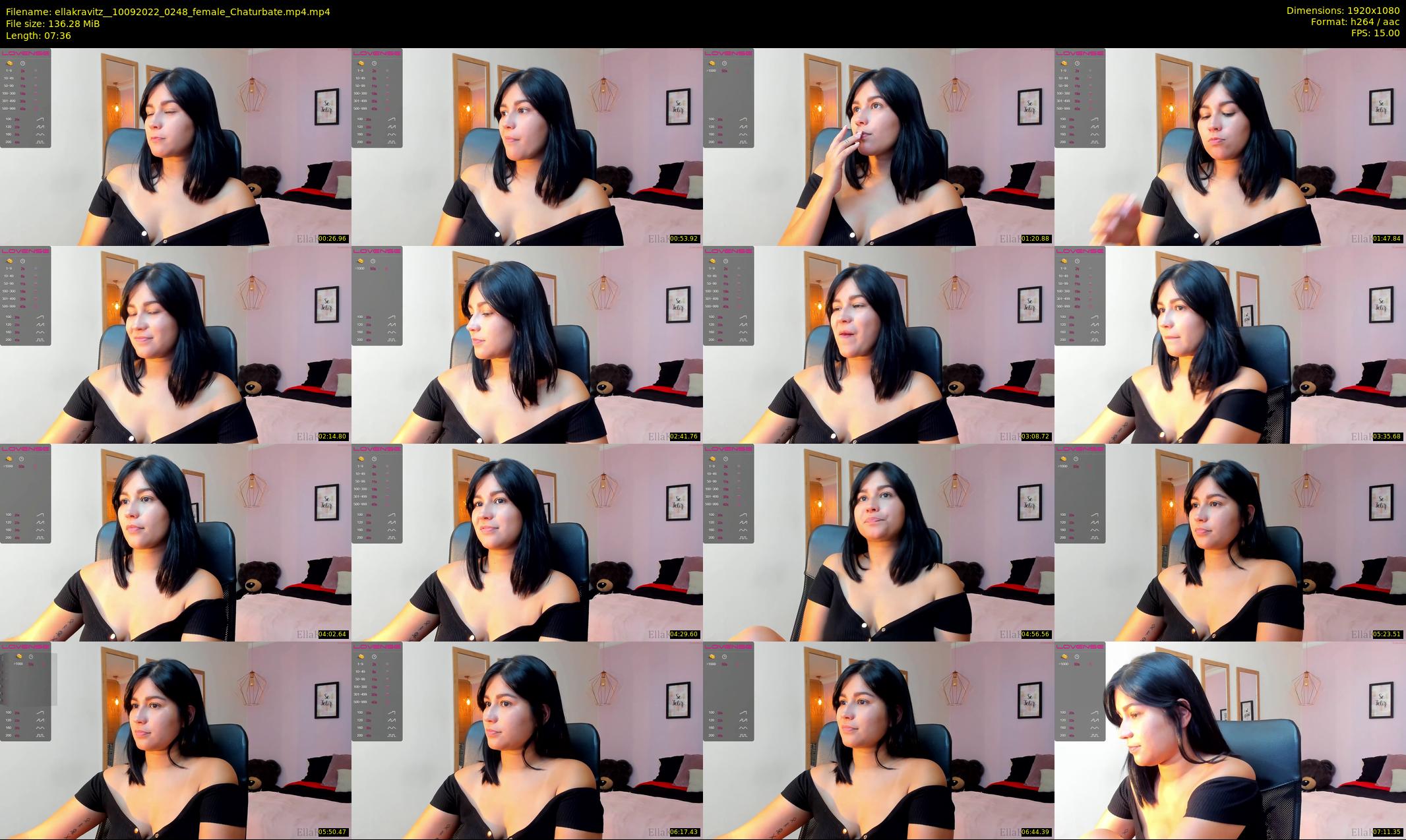 ellakravitz_ — 8 minute Chaturbate female cam show recording, 1080p, Sep 10, 2022