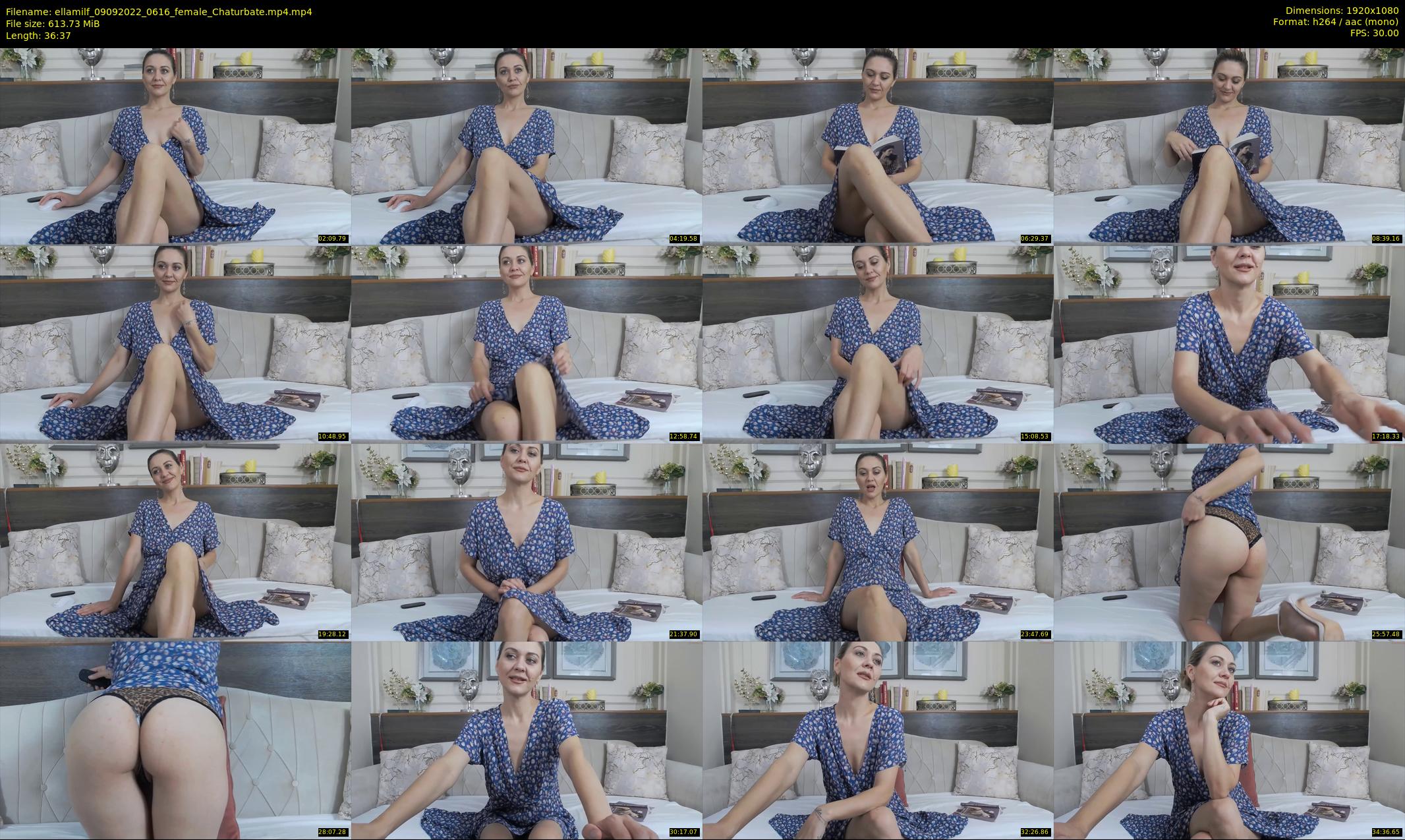 ellamilf — 37 minute Chaturbate female cam show recording, 1080p, Sep 9, 2022