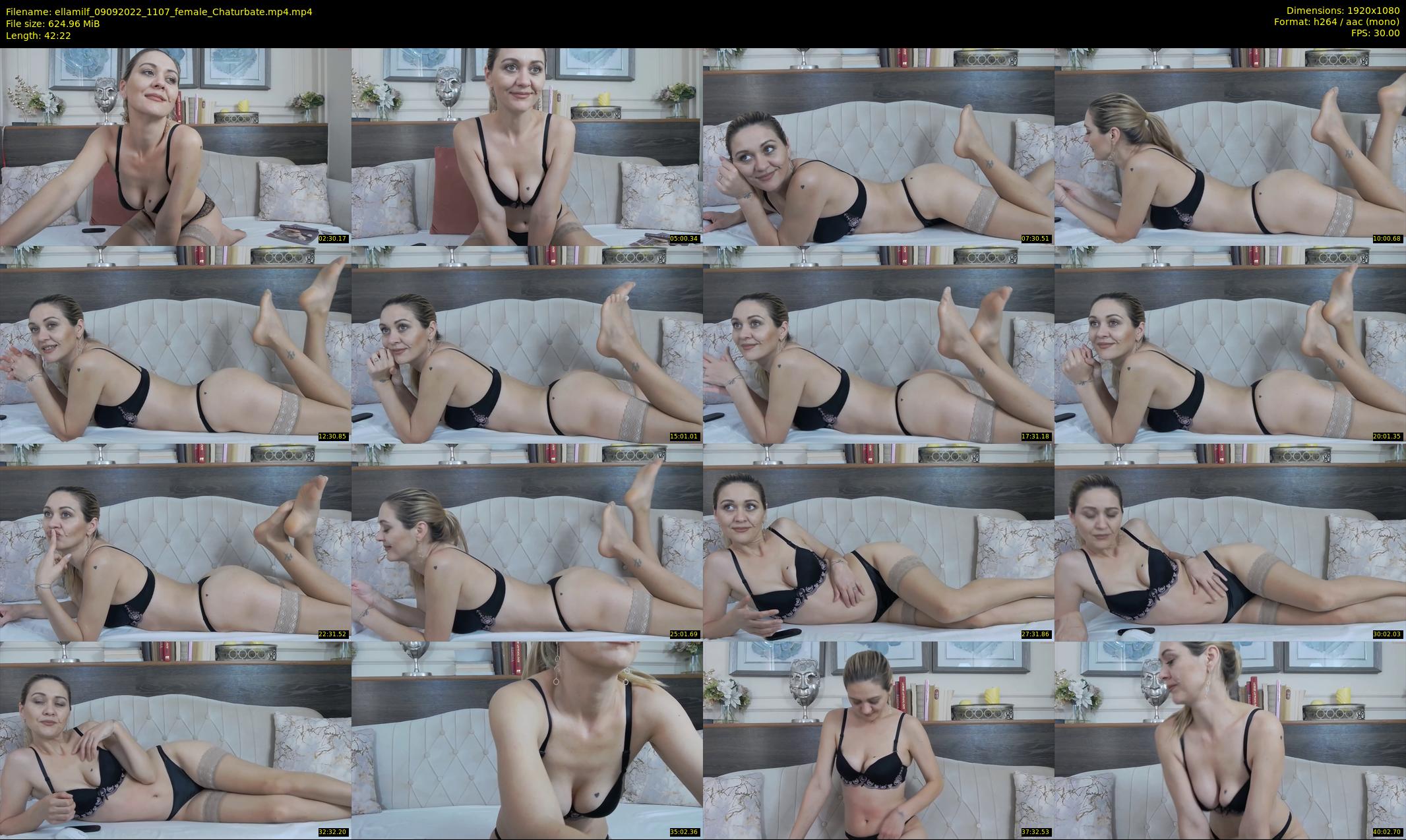 ellamilf — 43 minute Chaturbate female cam show recording, 1080p, Sep 9, 2022
