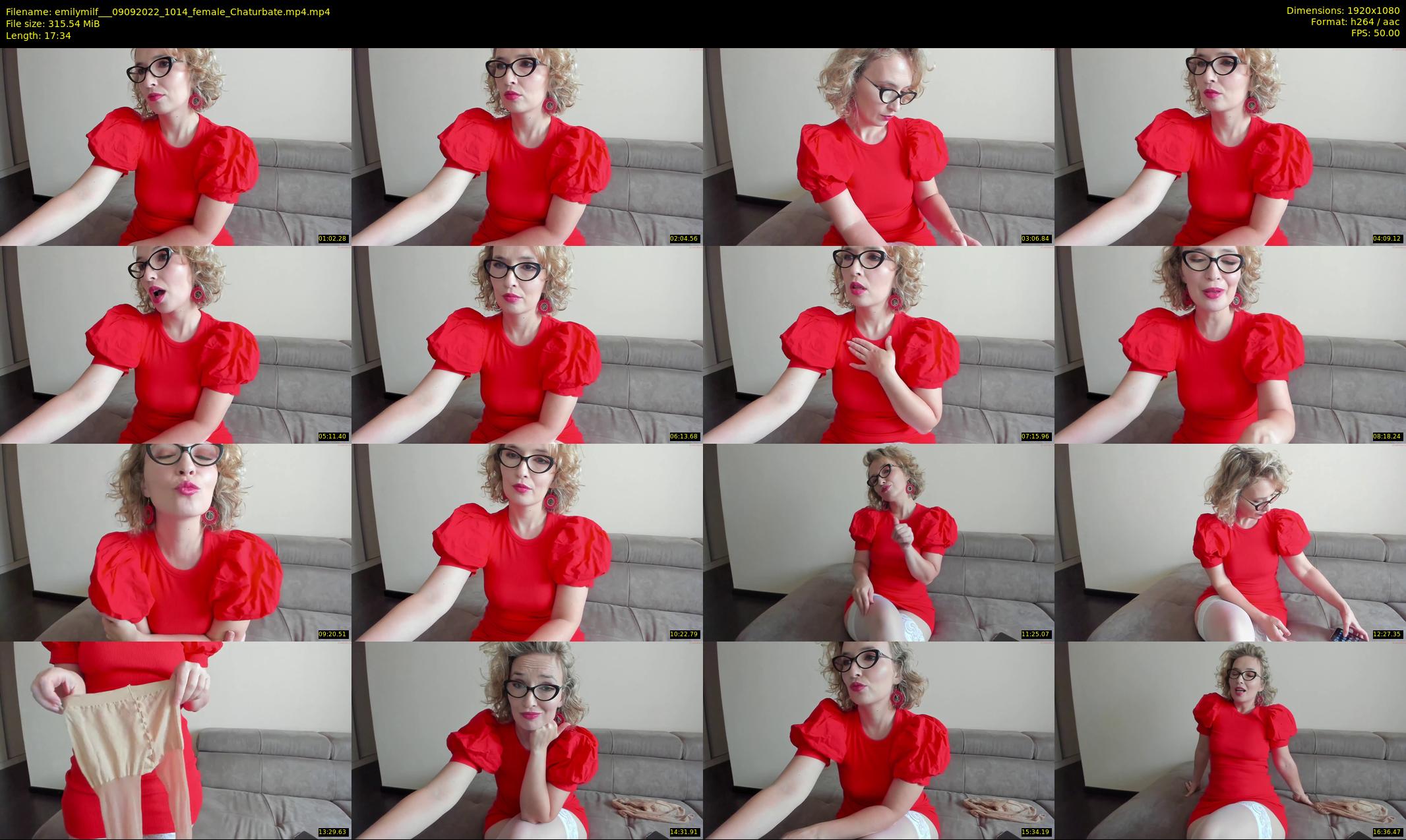 emilymilf__ — 18 minute Chaturbate female cam show recording, 1080p, Sep 9, 2022