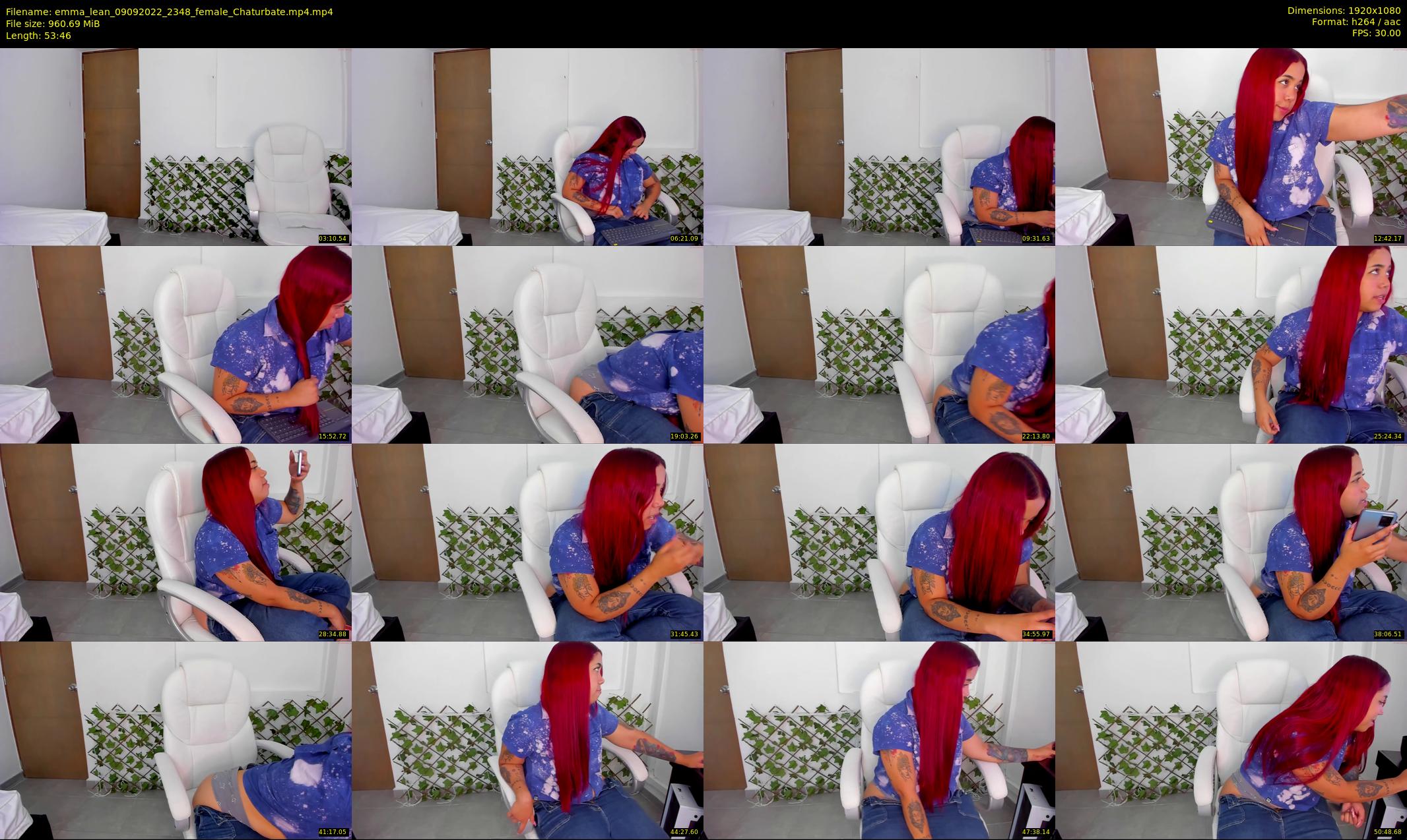 emma_lean — 54 minute Chaturbate female cam show recording, 1080p, Sep 9, 2022